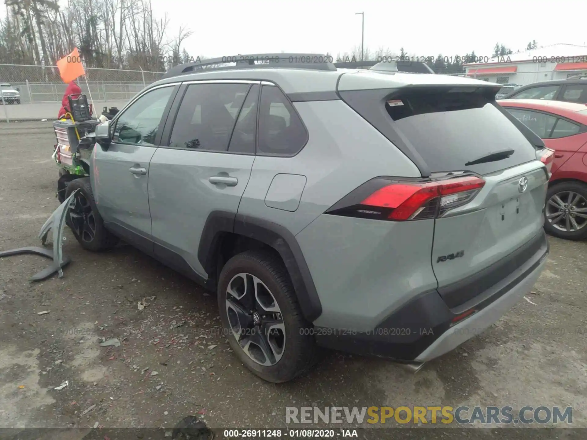 3 Photograph of a damaged car 2T3J1RFVXKW051187 TOYOTA RAV4 2019