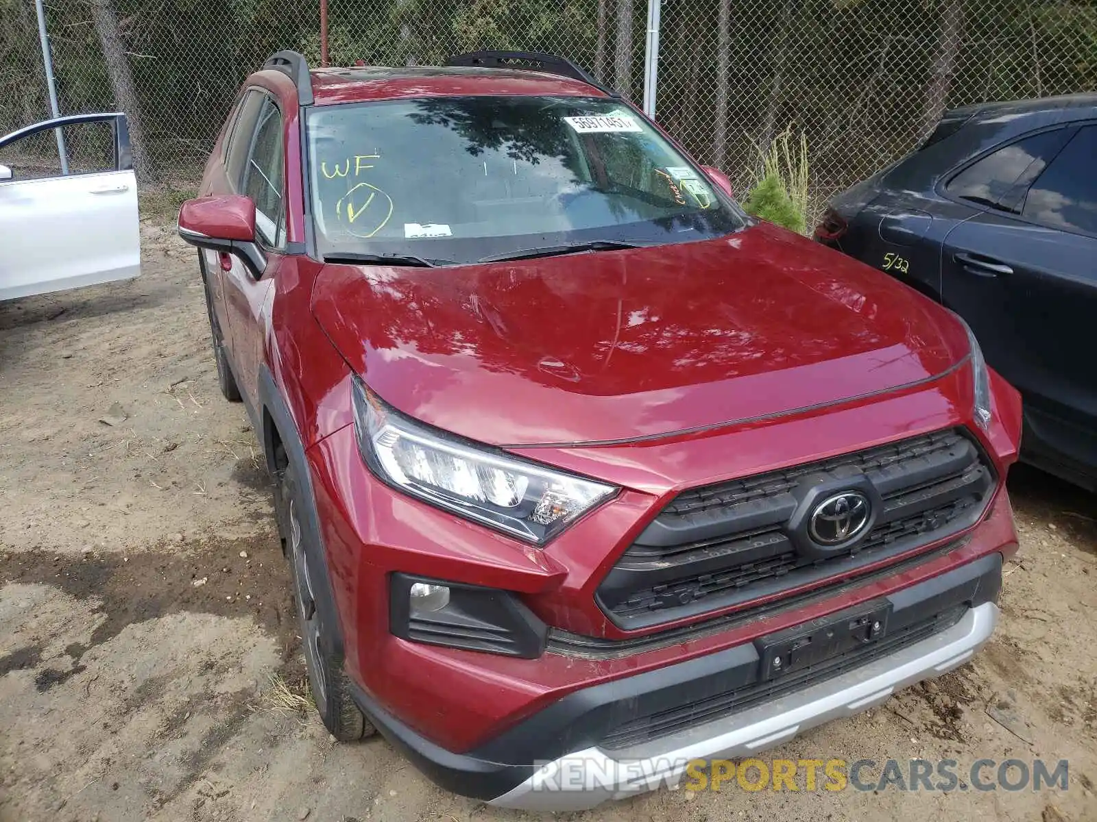 1 Photograph of a damaged car 2T3J1RFVXKW065204 TOYOTA RAV4 2019