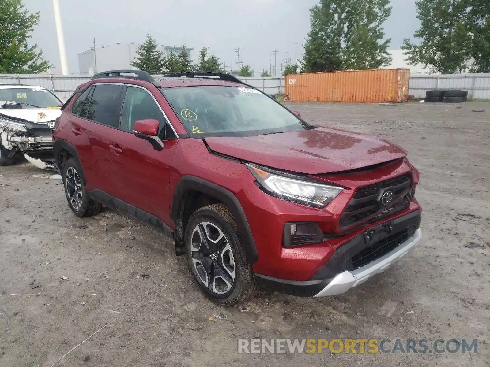 1 Photograph of a damaged car 2T3J1RFVXKW077675 TOYOTA RAV4 2019