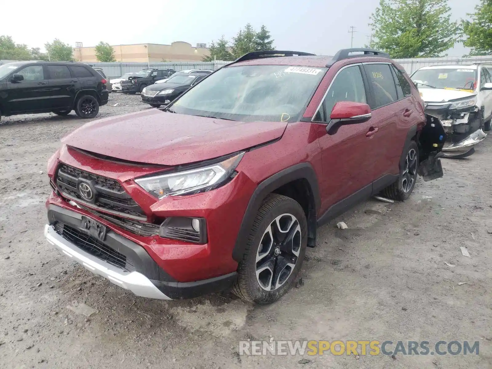 2 Photograph of a damaged car 2T3J1RFVXKW077675 TOYOTA RAV4 2019