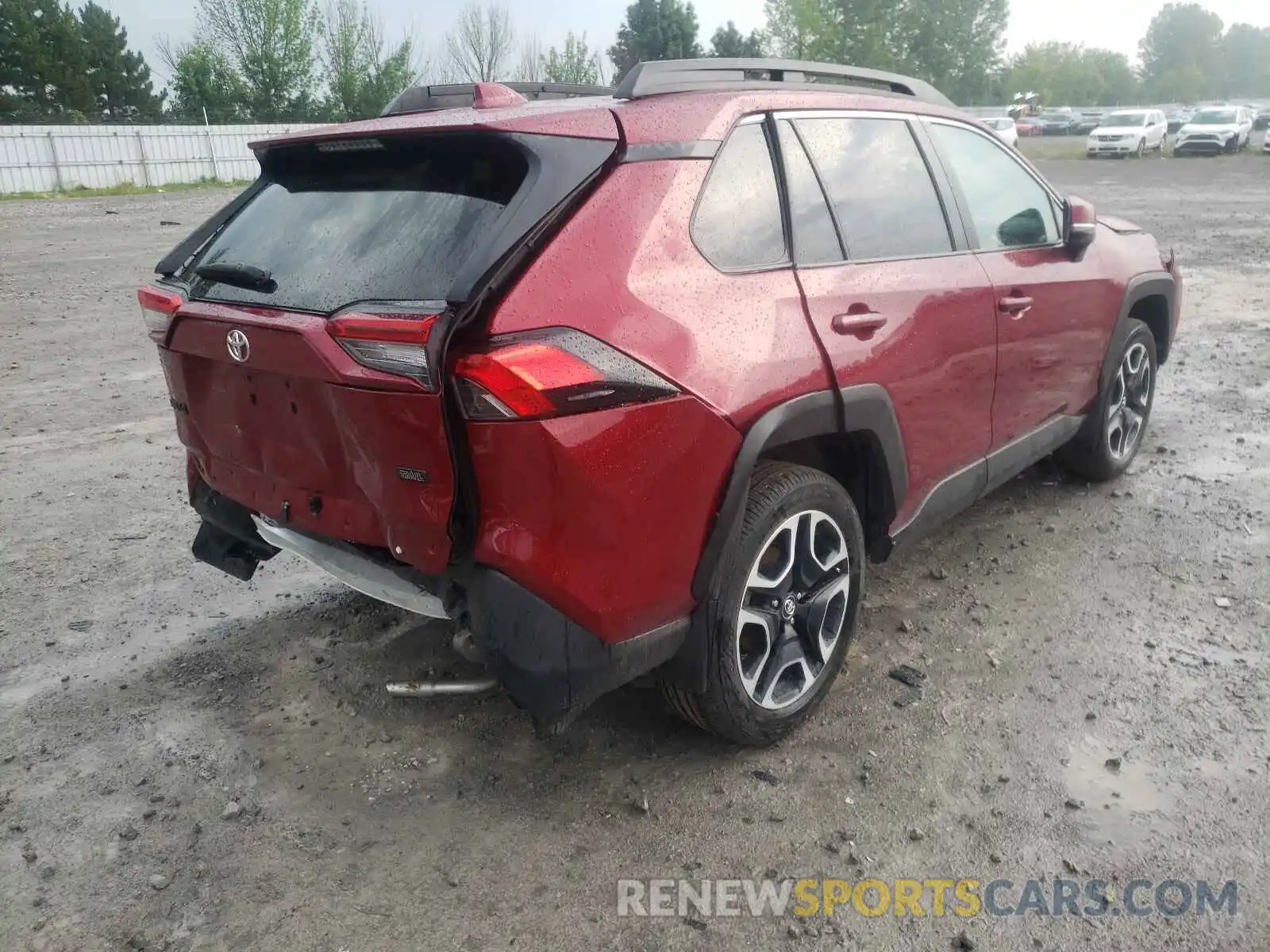 4 Photograph of a damaged car 2T3J1RFVXKW077675 TOYOTA RAV4 2019