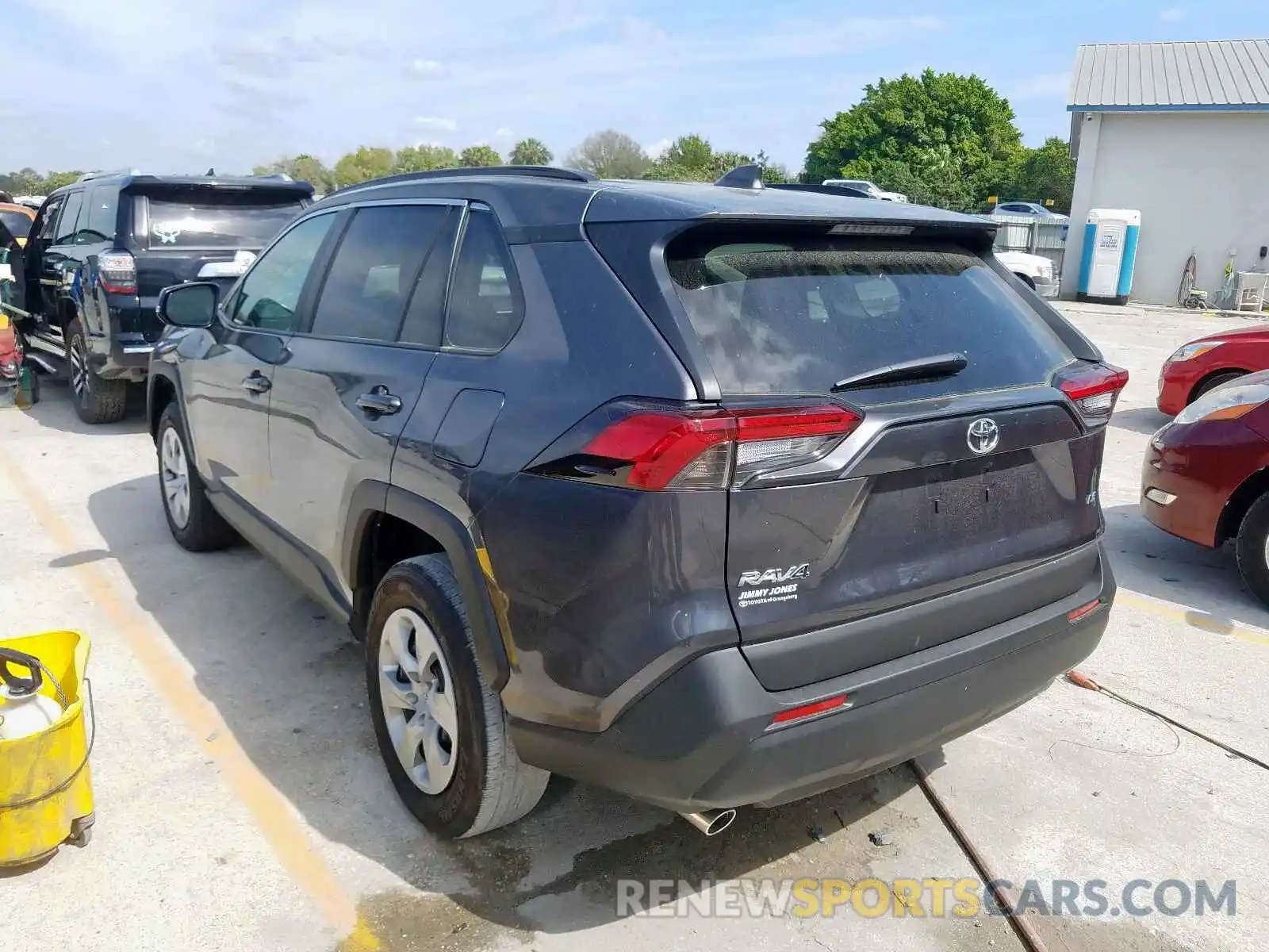 3 Photograph of a damaged car 2T3K1RFV0KC018740 TOYOTA RAV4 2019