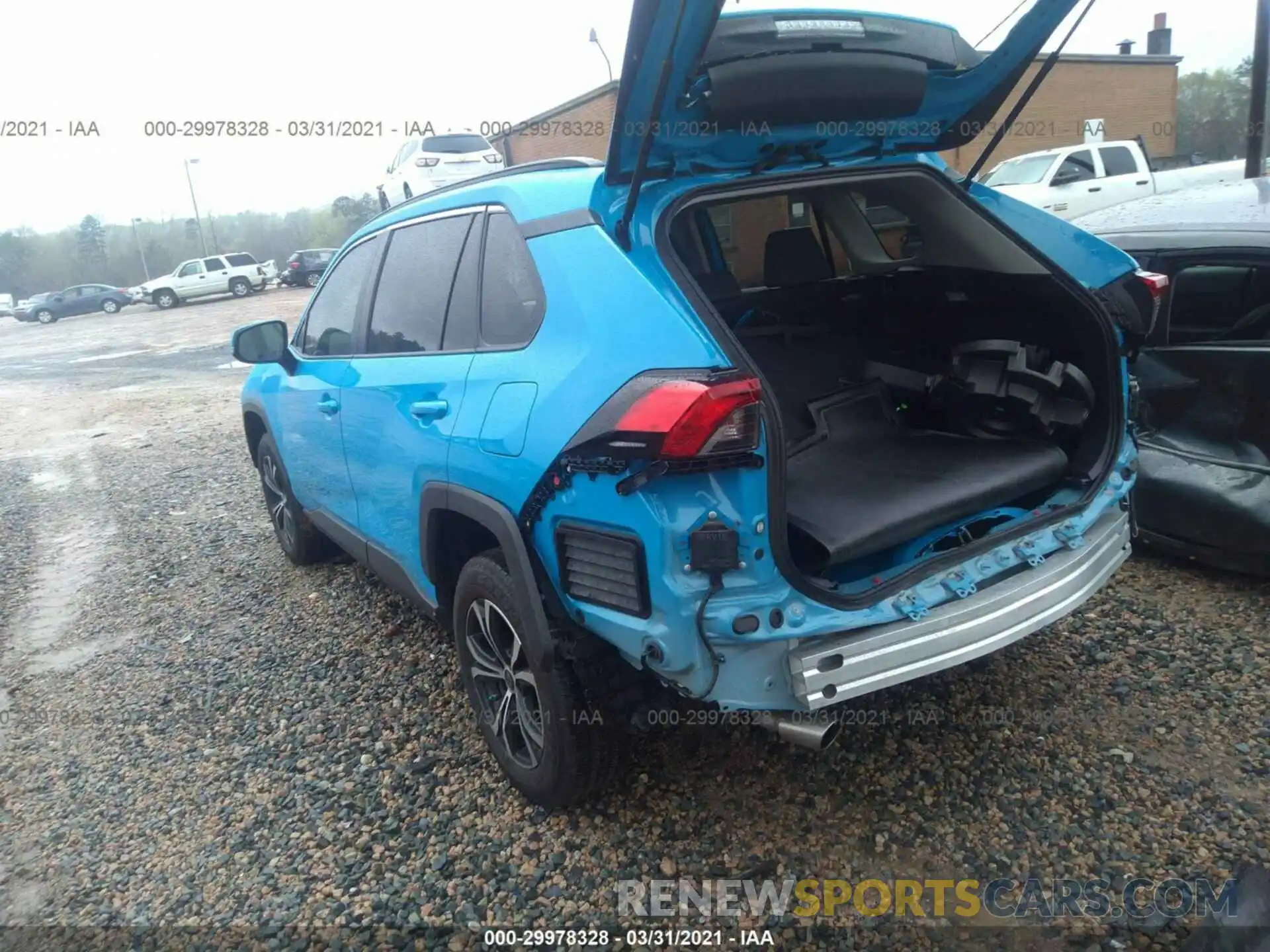 3 Photograph of a damaged car 2T3K1RFV0KC027454 TOYOTA RAV4 2019