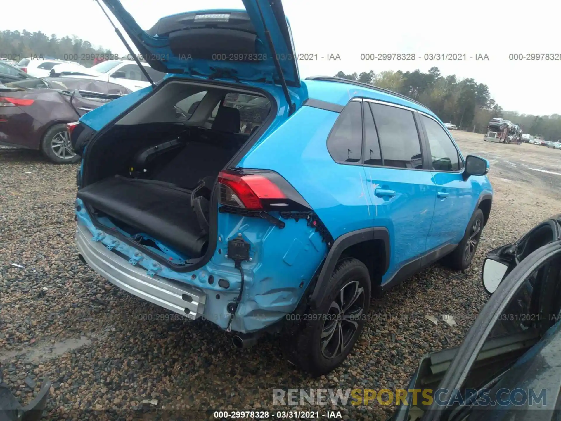 4 Photograph of a damaged car 2T3K1RFV0KC027454 TOYOTA RAV4 2019