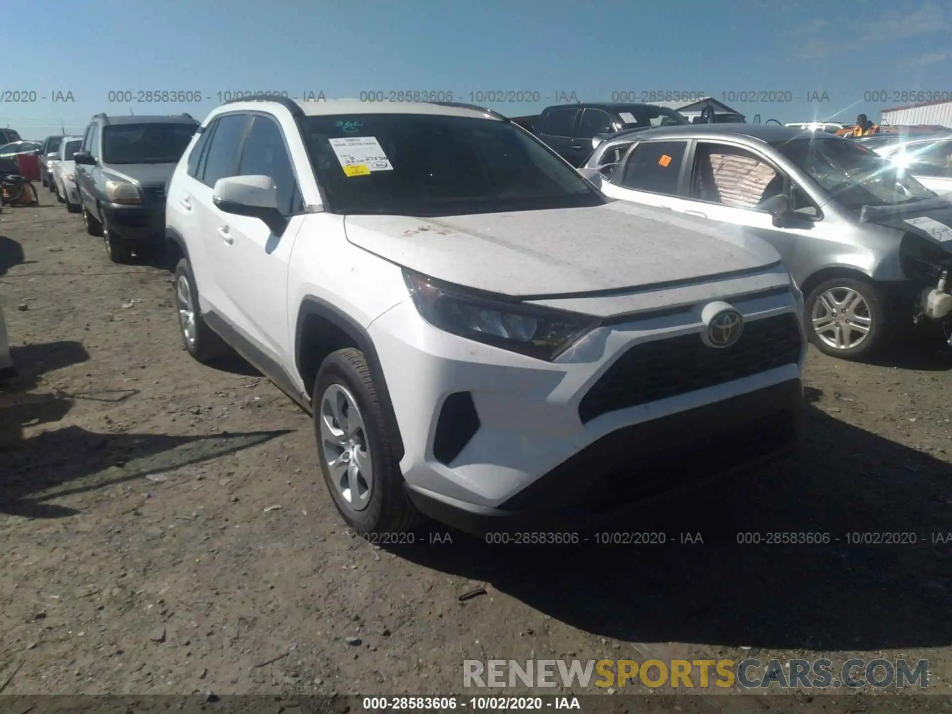 1 Photograph of a damaged car 2T3K1RFV0KC028457 TOYOTA RAV4 2019