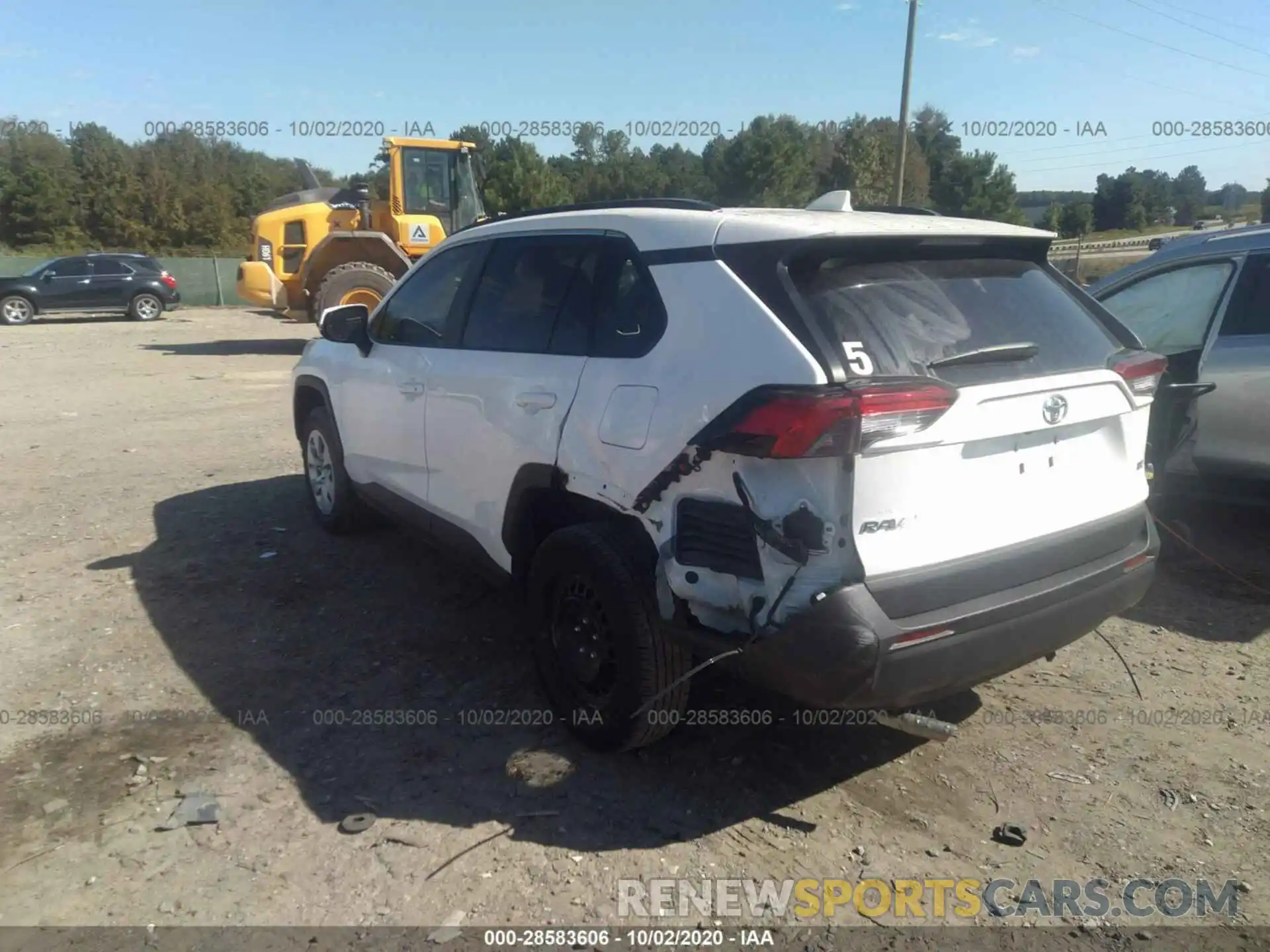 3 Photograph of a damaged car 2T3K1RFV0KC028457 TOYOTA RAV4 2019