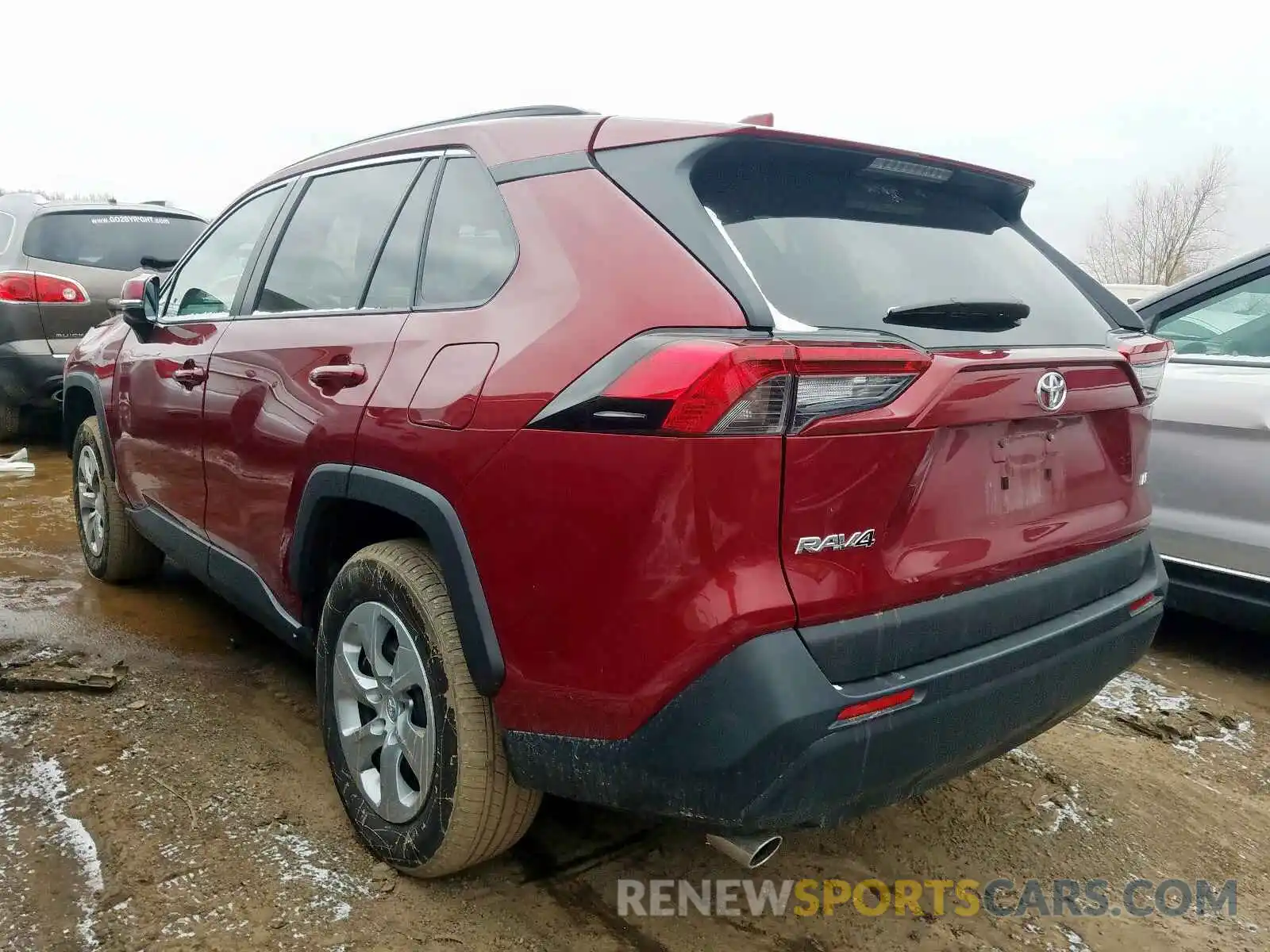 3 Photograph of a damaged car 2T3K1RFV0KW024813 TOYOTA RAV4 2019