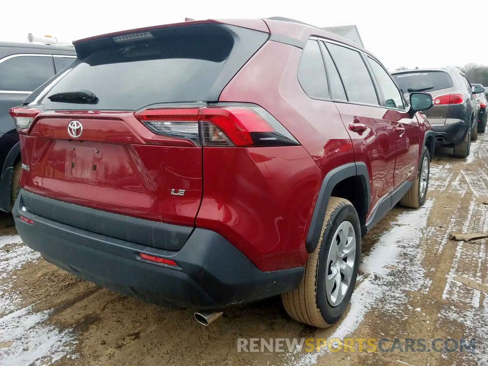 4 Photograph of a damaged car 2T3K1RFV0KW024813 TOYOTA RAV4 2019