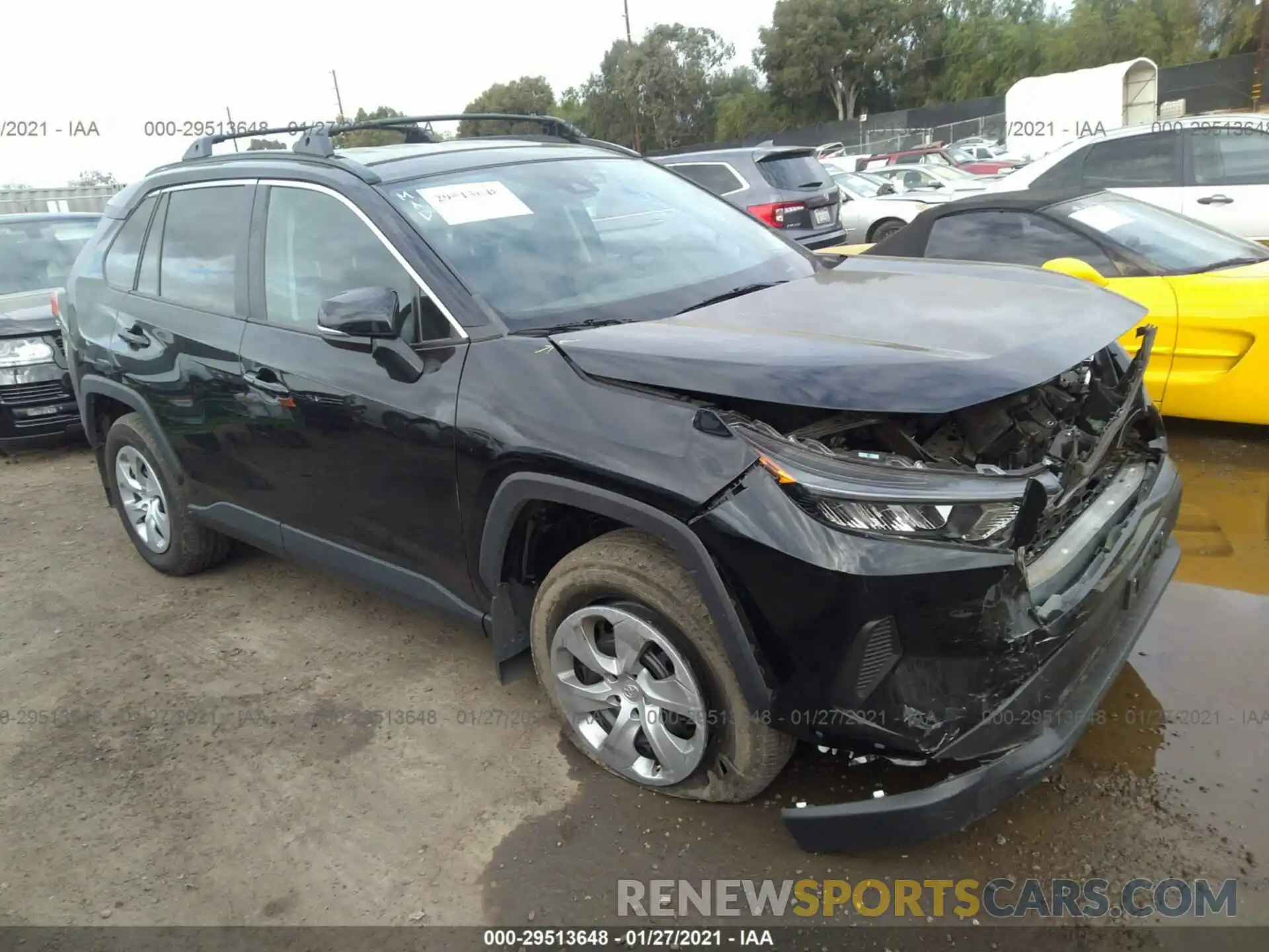 1 Photograph of a damaged car 2T3K1RFV0KW047279 TOYOTA RAV4 2019