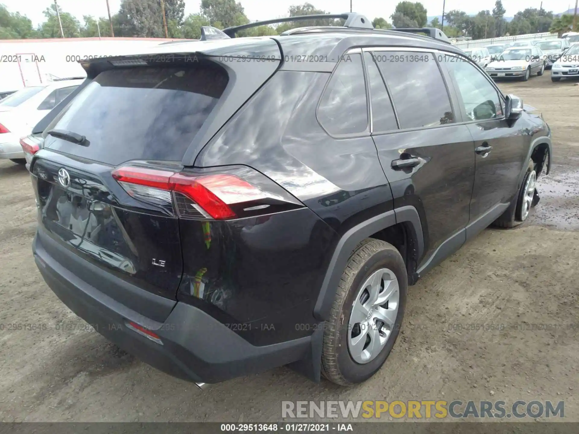 4 Photograph of a damaged car 2T3K1RFV0KW047279 TOYOTA RAV4 2019