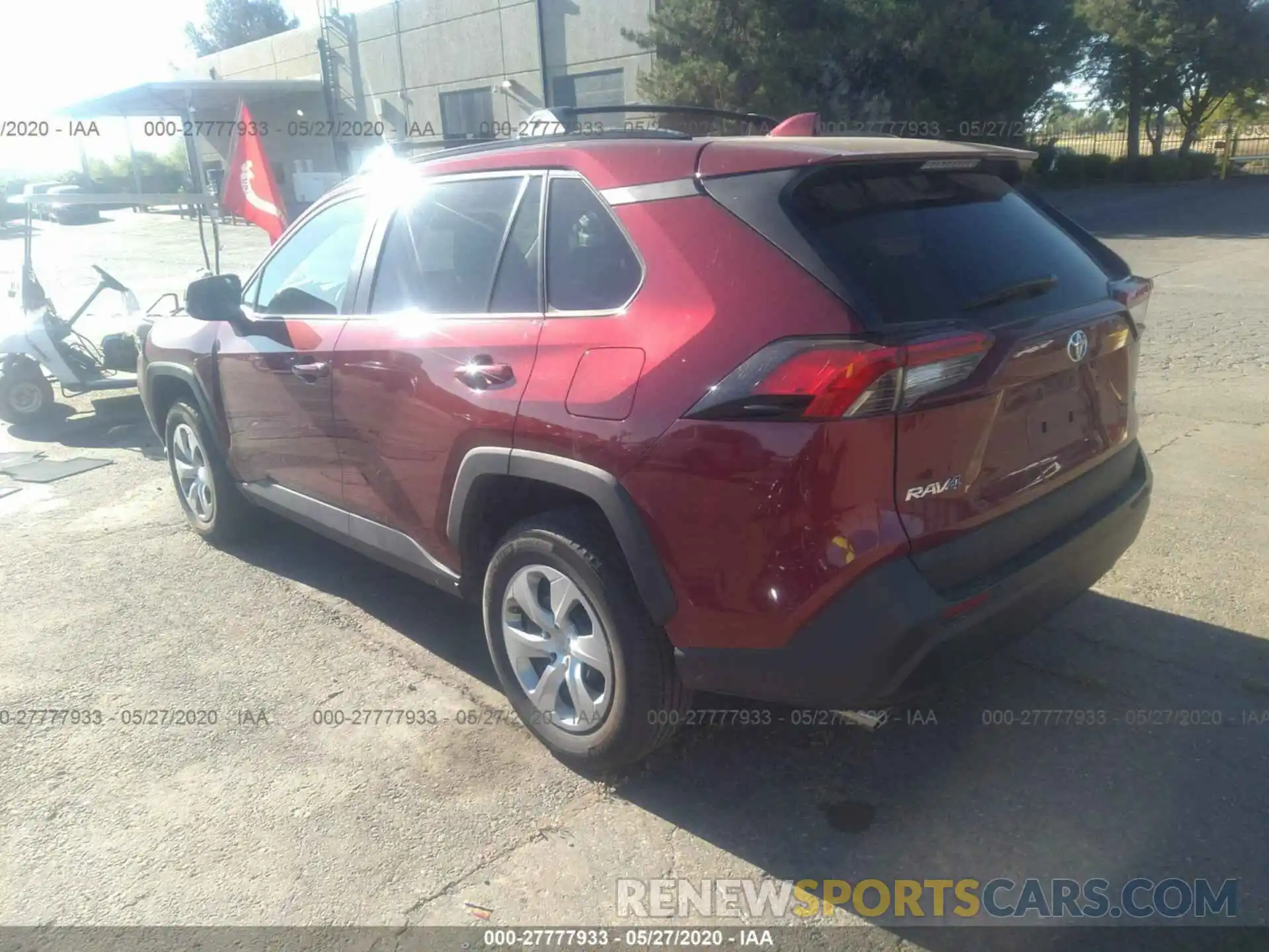 3 Photograph of a damaged car 2T3K1RFV0KW056631 TOYOTA RAV4 2019