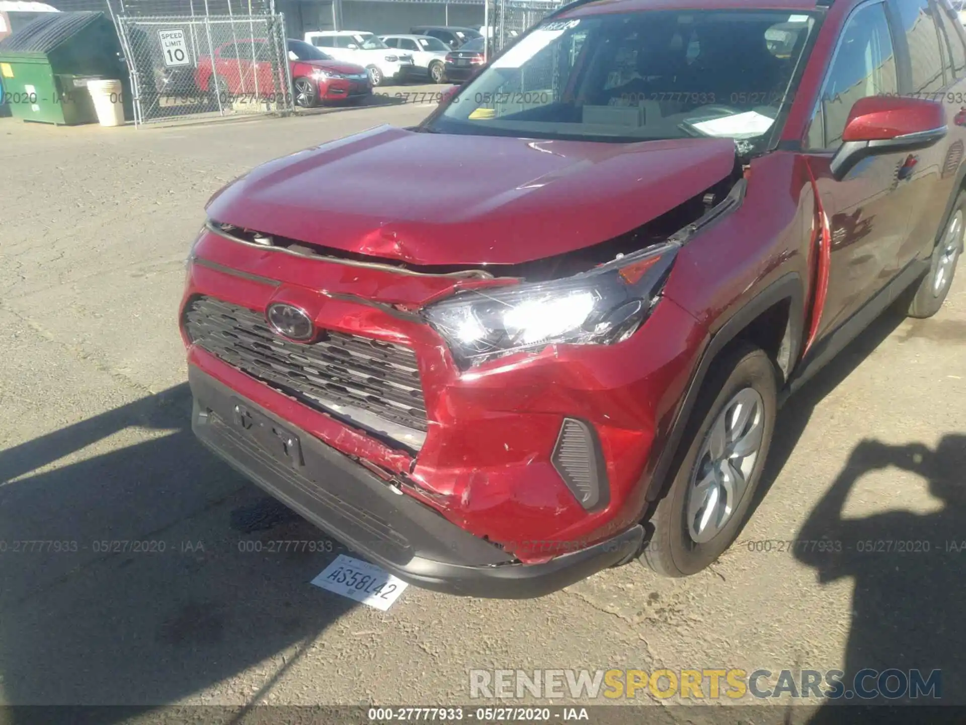 6 Photograph of a damaged car 2T3K1RFV0KW056631 TOYOTA RAV4 2019