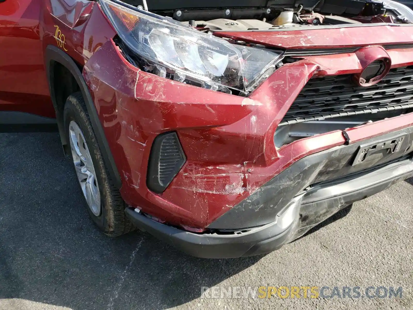 9 Photograph of a damaged car 2T3K1RFV1KC012882 TOYOTA RAV4 2019