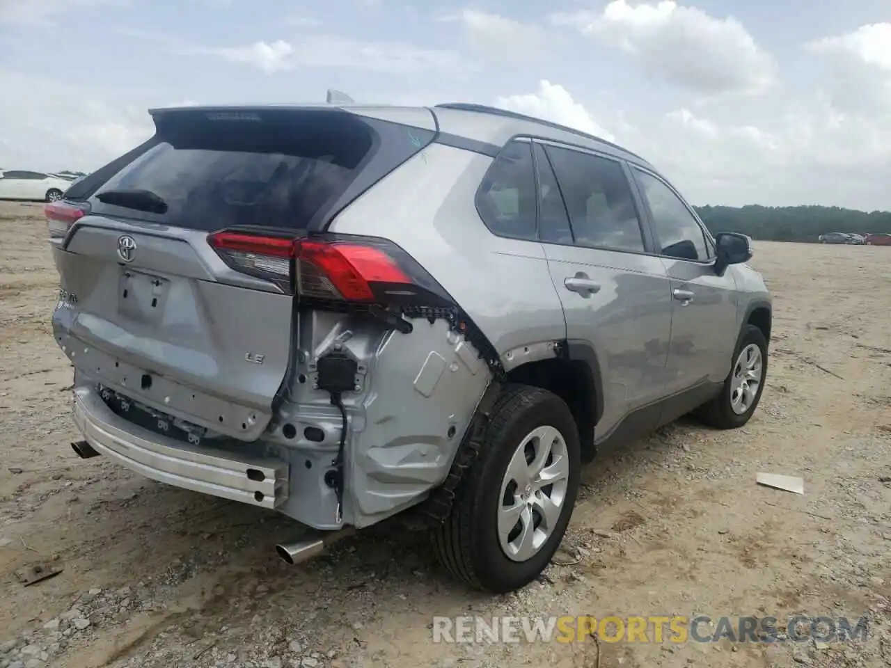 4 Photograph of a damaged car 2T3K1RFV1KC019573 TOYOTA RAV4 2019