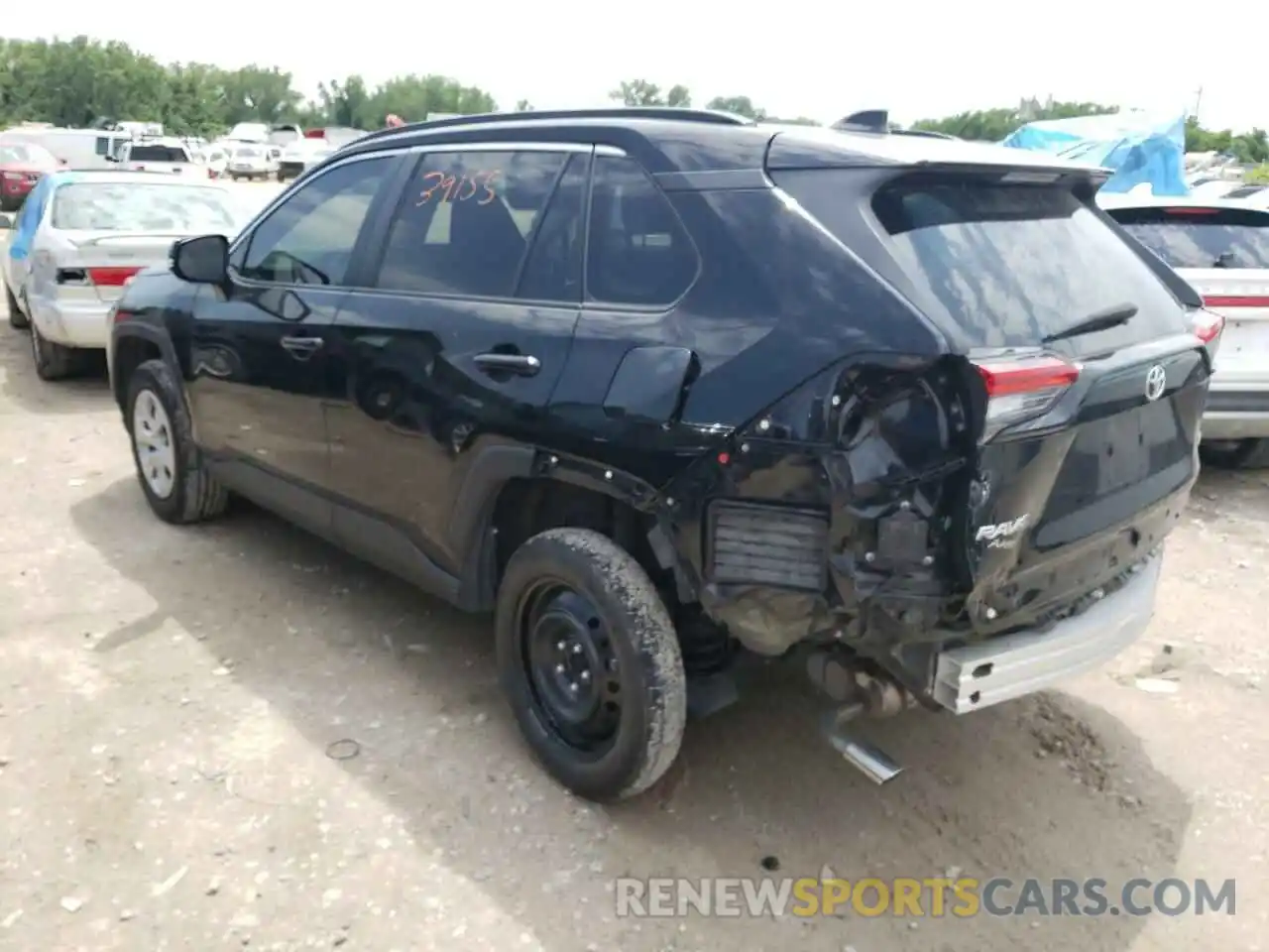 3 Фотография поврежденного автомобиля 2T3K1RFV1KC019850 TOYOTA RAV4 2019