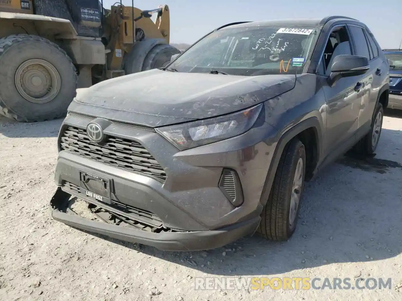 2 Photograph of a damaged car 2T3K1RFV1KC021422 TOYOTA RAV4 2019