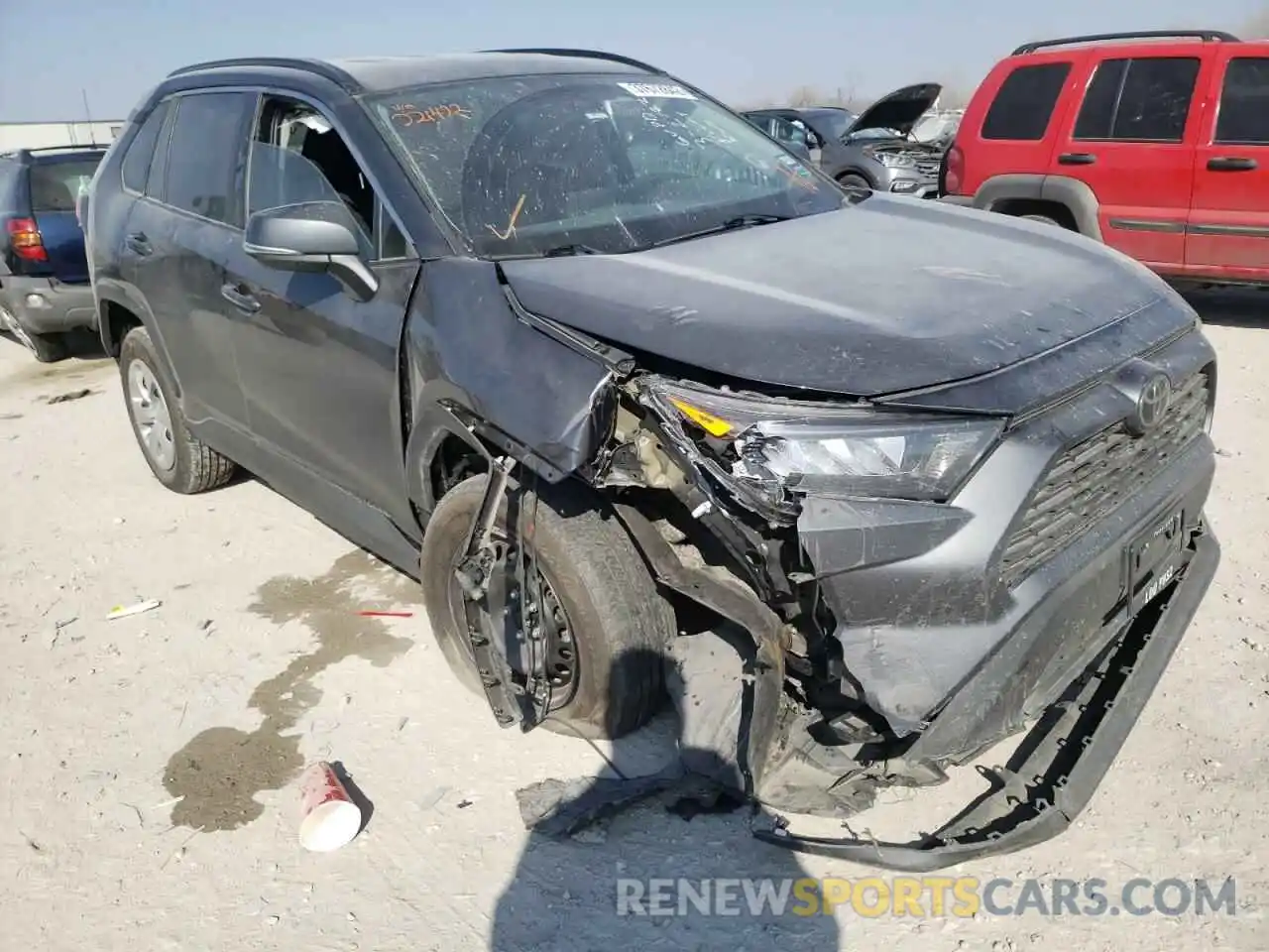 9 Photograph of a damaged car 2T3K1RFV1KC021422 TOYOTA RAV4 2019