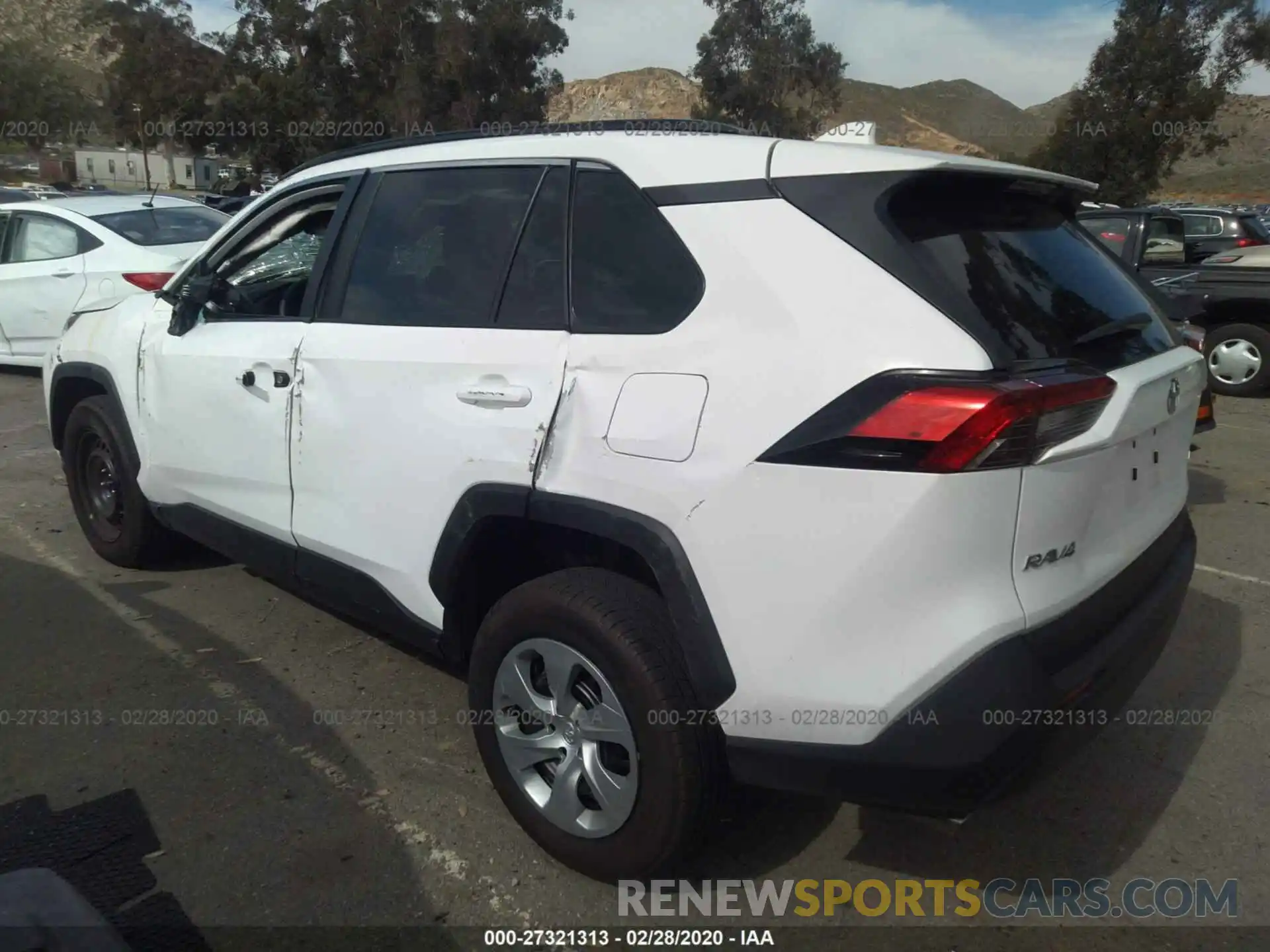 3 Photograph of a damaged car 2T3K1RFV1KC021632 TOYOTA RAV4 2019