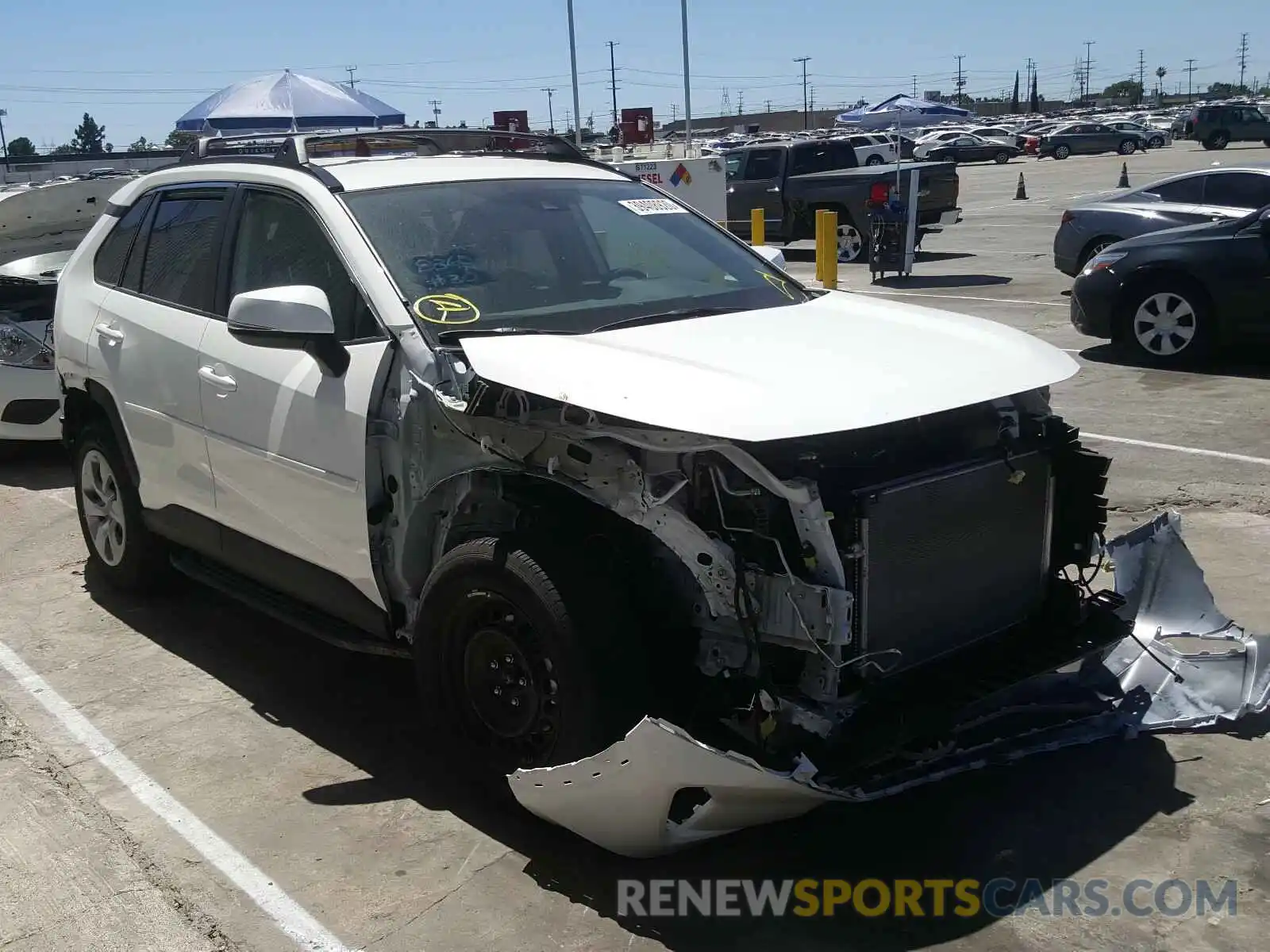 1 Photograph of a damaged car 2T3K1RFV1KC025521 TOYOTA RAV4 2019