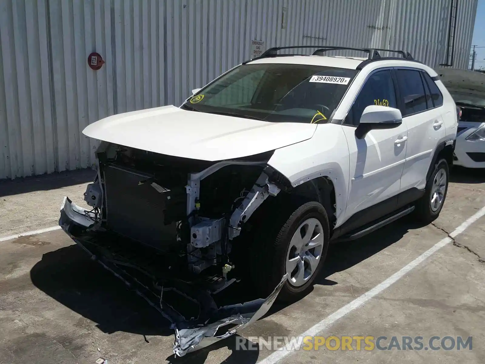 2 Photograph of a damaged car 2T3K1RFV1KC025521 TOYOTA RAV4 2019