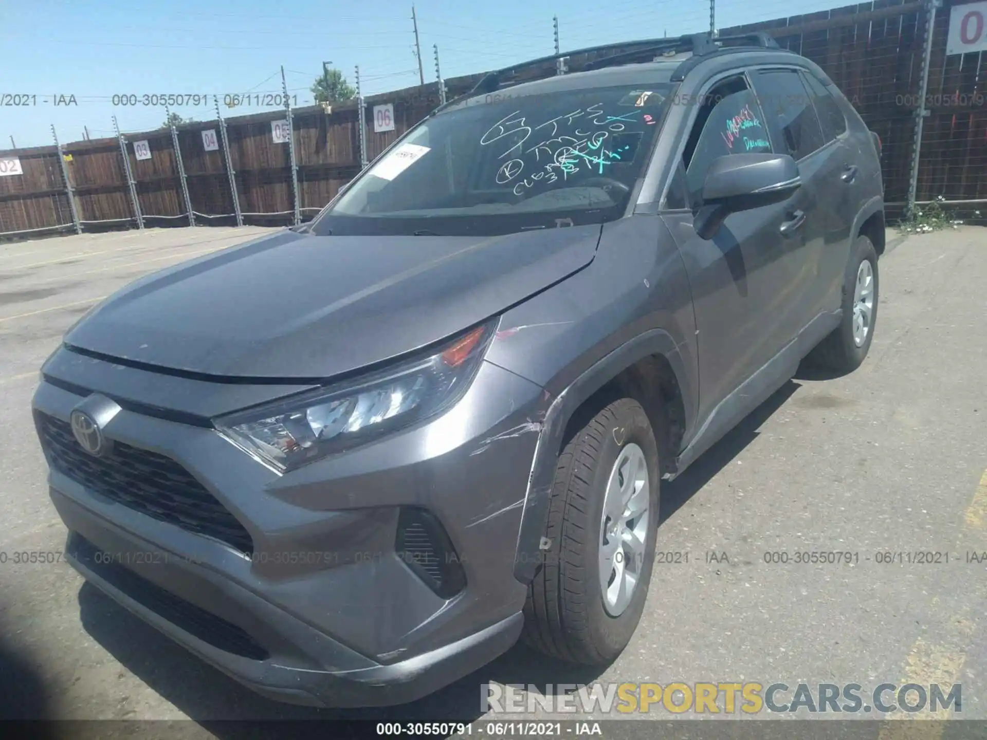 6 Photograph of a damaged car 2T3K1RFV1KC028435 TOYOTA RAV4 2019