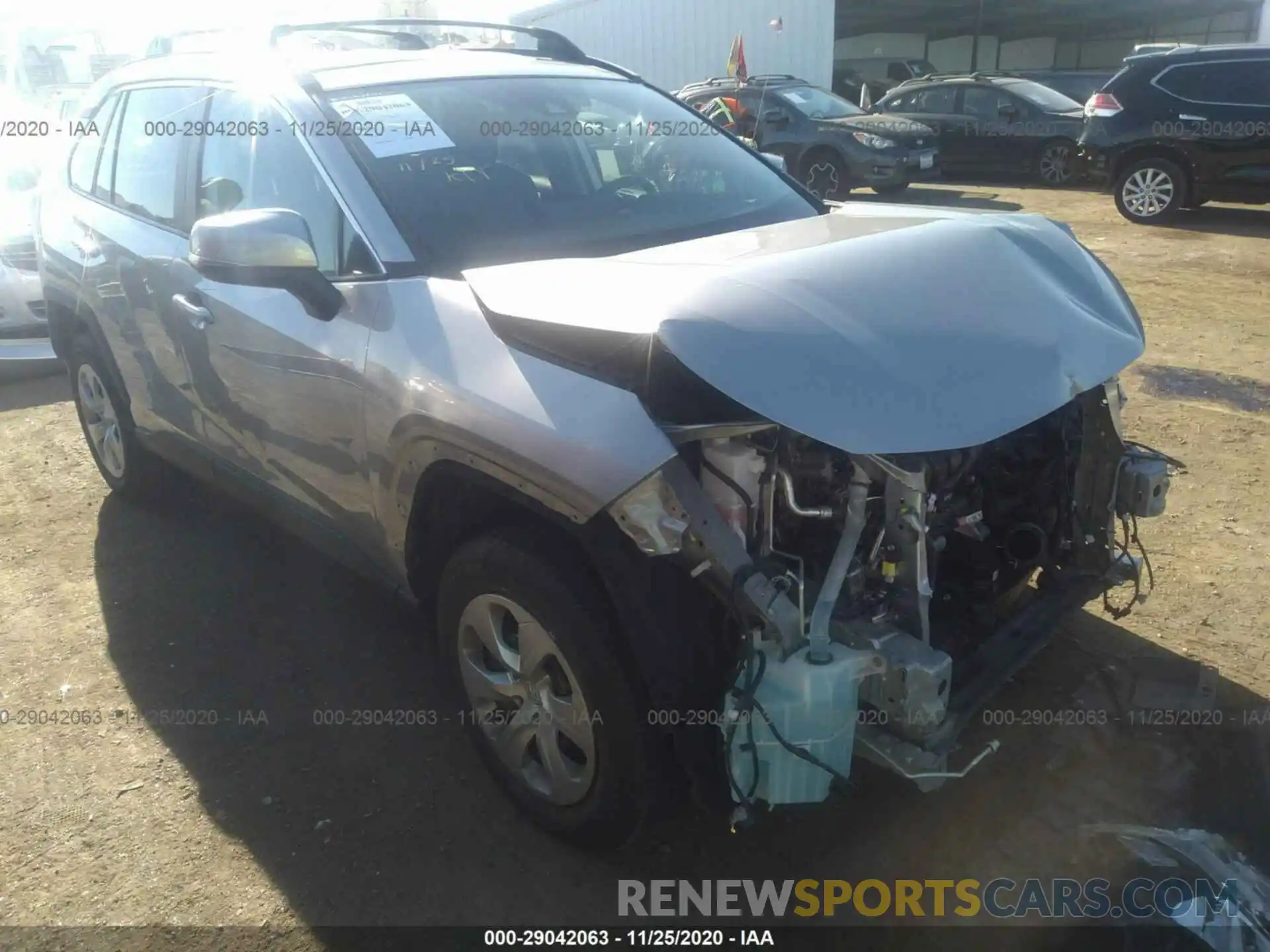 1 Фотография поврежденного автомобиля 2T3K1RFV1KC030895 TOYOTA RAV4 2019