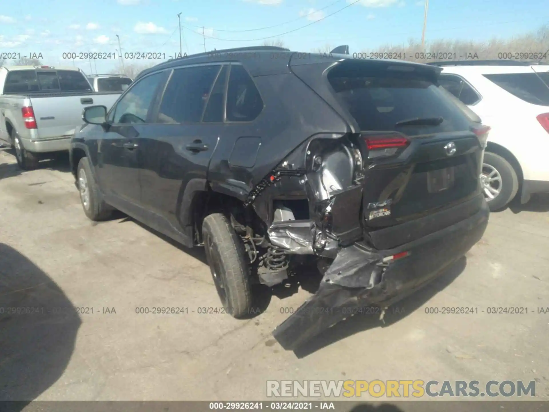 3 Photograph of a damaged car 2T3K1RFV1KW001945 TOYOTA RAV4 2019