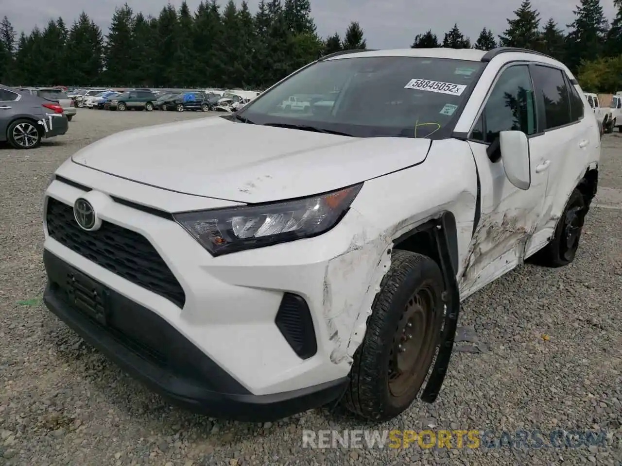 2 Фотография поврежденного автомобиля 2T3K1RFV1KW004716 TOYOTA RAV4 2019