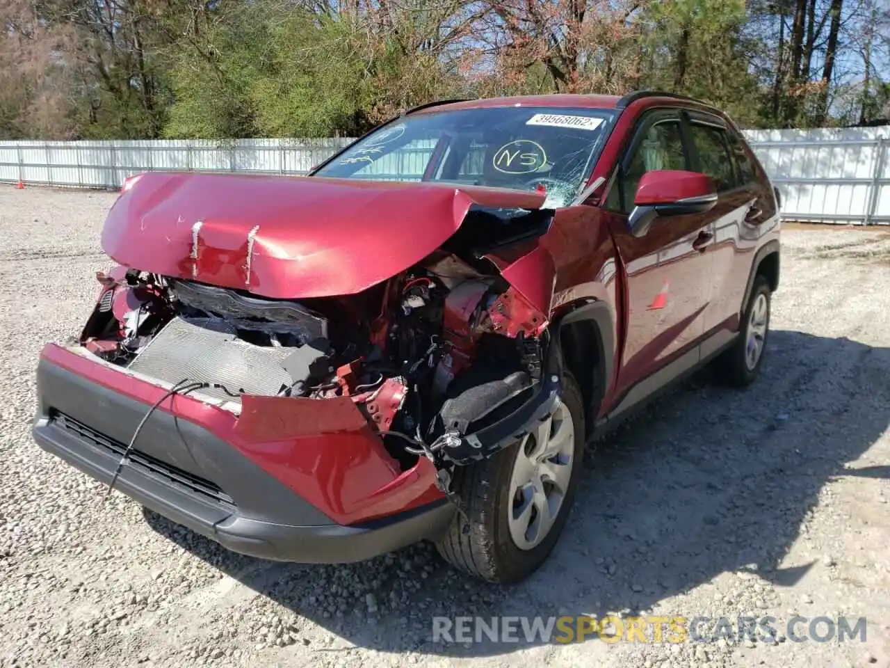 2 Photograph of a damaged car 2T3K1RFV1KW018650 TOYOTA RAV4 2019