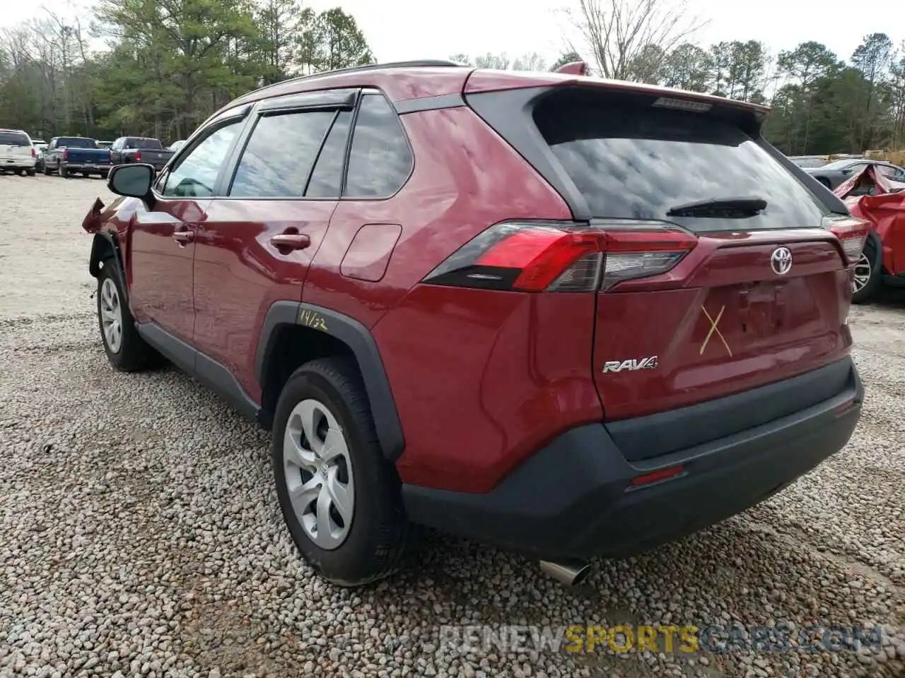 3 Photograph of a damaged car 2T3K1RFV1KW018650 TOYOTA RAV4 2019