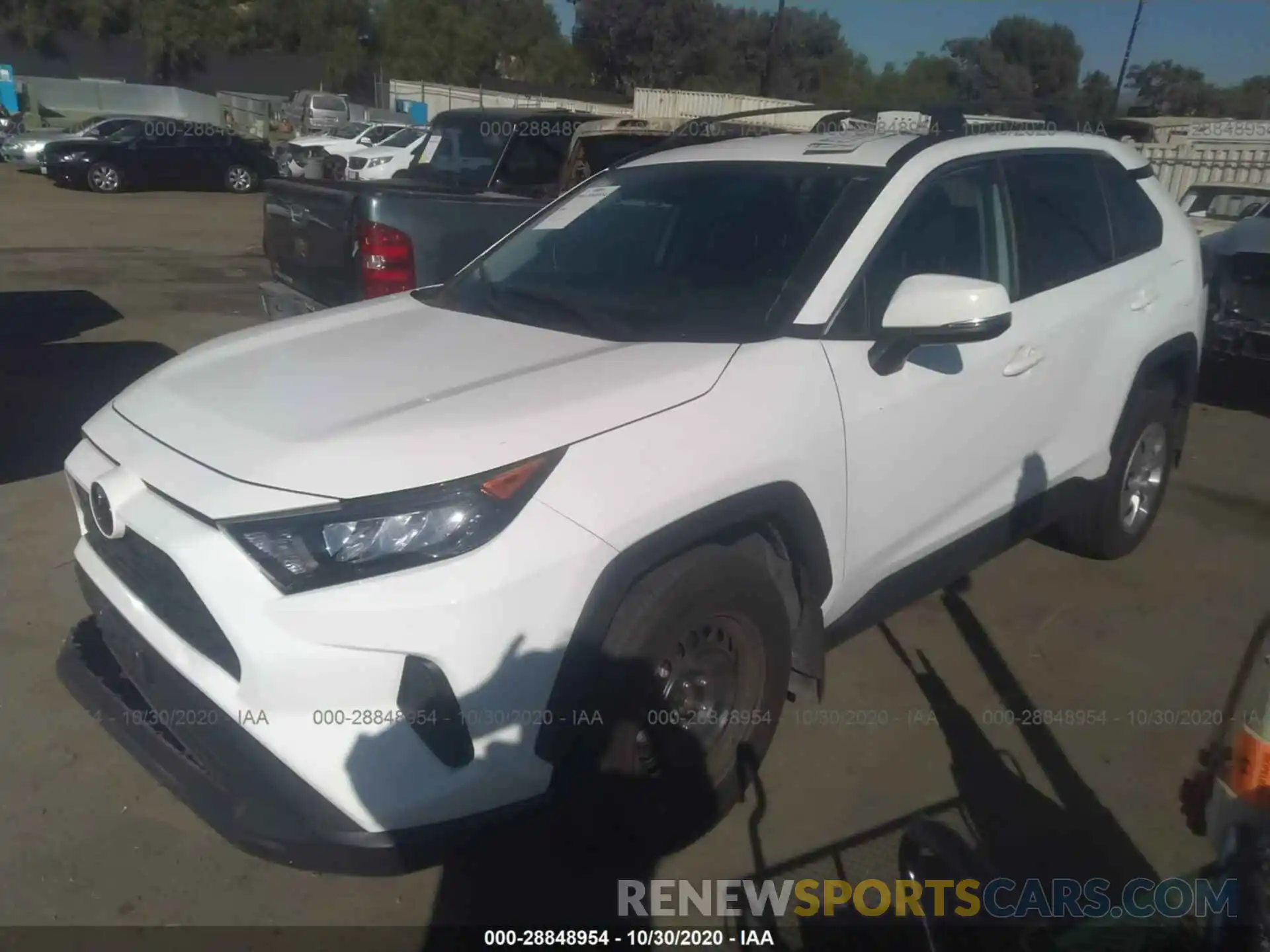 2 Photograph of a damaged car 2T3K1RFV1KW019541 TOYOTA RAV4 2019