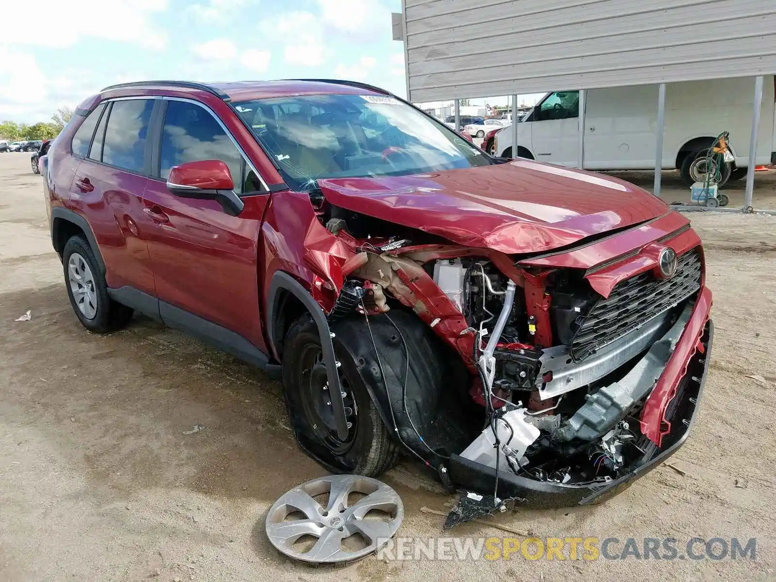 1 Photograph of a damaged car 2T3K1RFV1KW049459 TOYOTA RAV4 2019