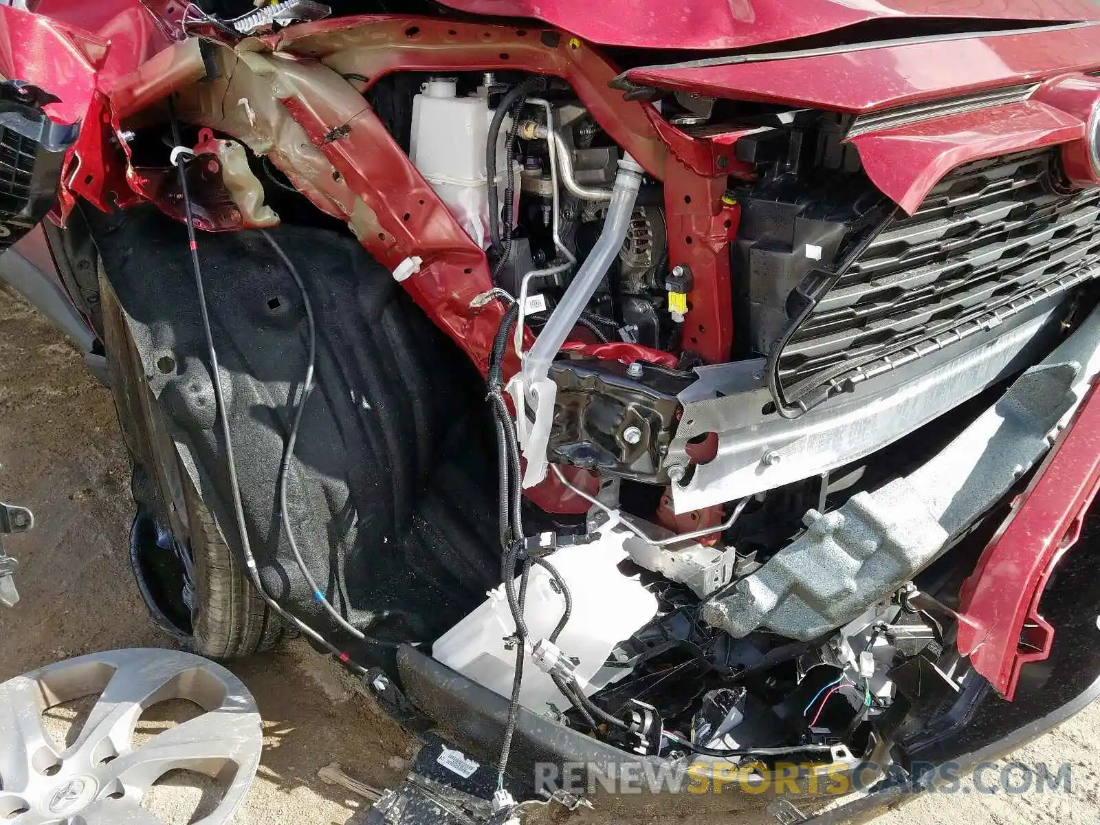 9 Photograph of a damaged car 2T3K1RFV1KW049459 TOYOTA RAV4 2019