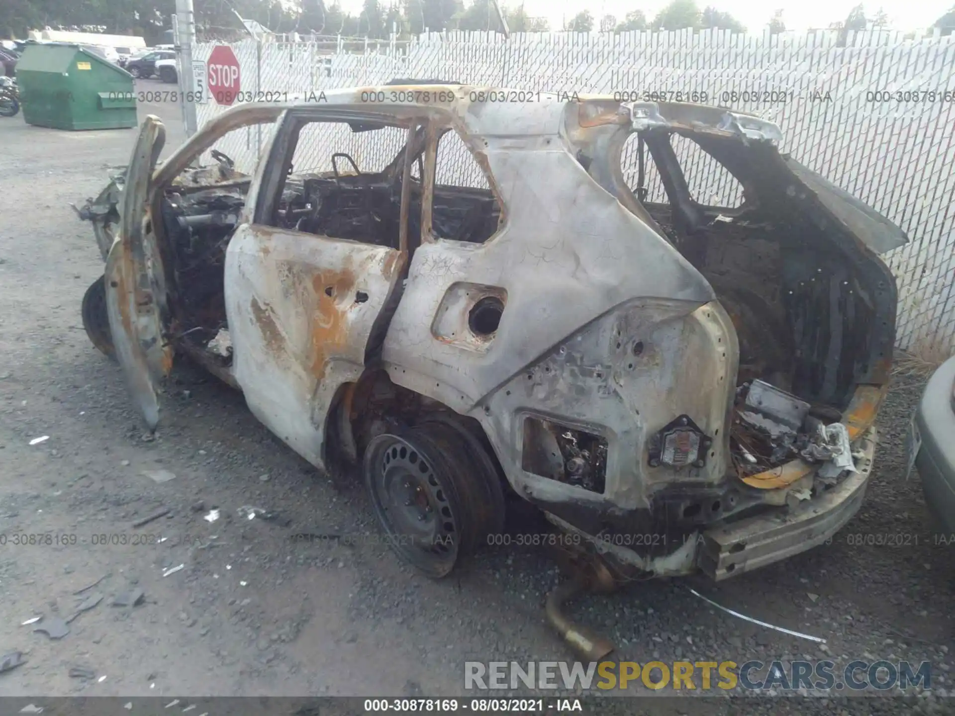 3 Photograph of a damaged car 2T3K1RFV2KC012292 TOYOTA RAV4 2019