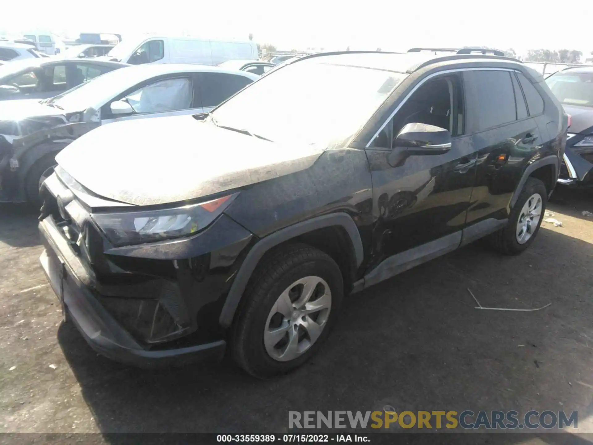 2 Фотография поврежденного автомобиля 2T3K1RFV3KC013547 TOYOTA RAV4 2019