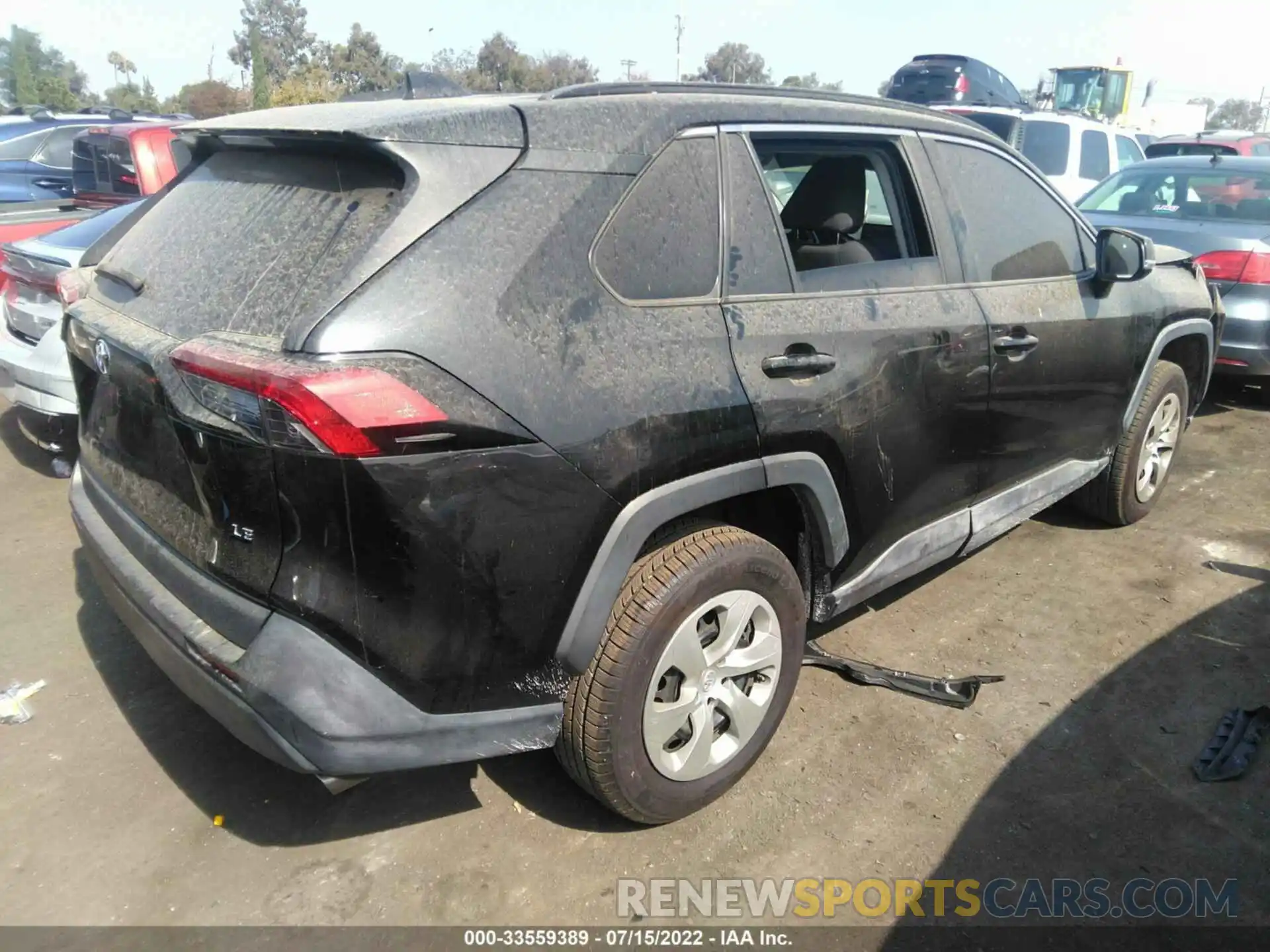 4 Фотография поврежденного автомобиля 2T3K1RFV3KC013547 TOYOTA RAV4 2019