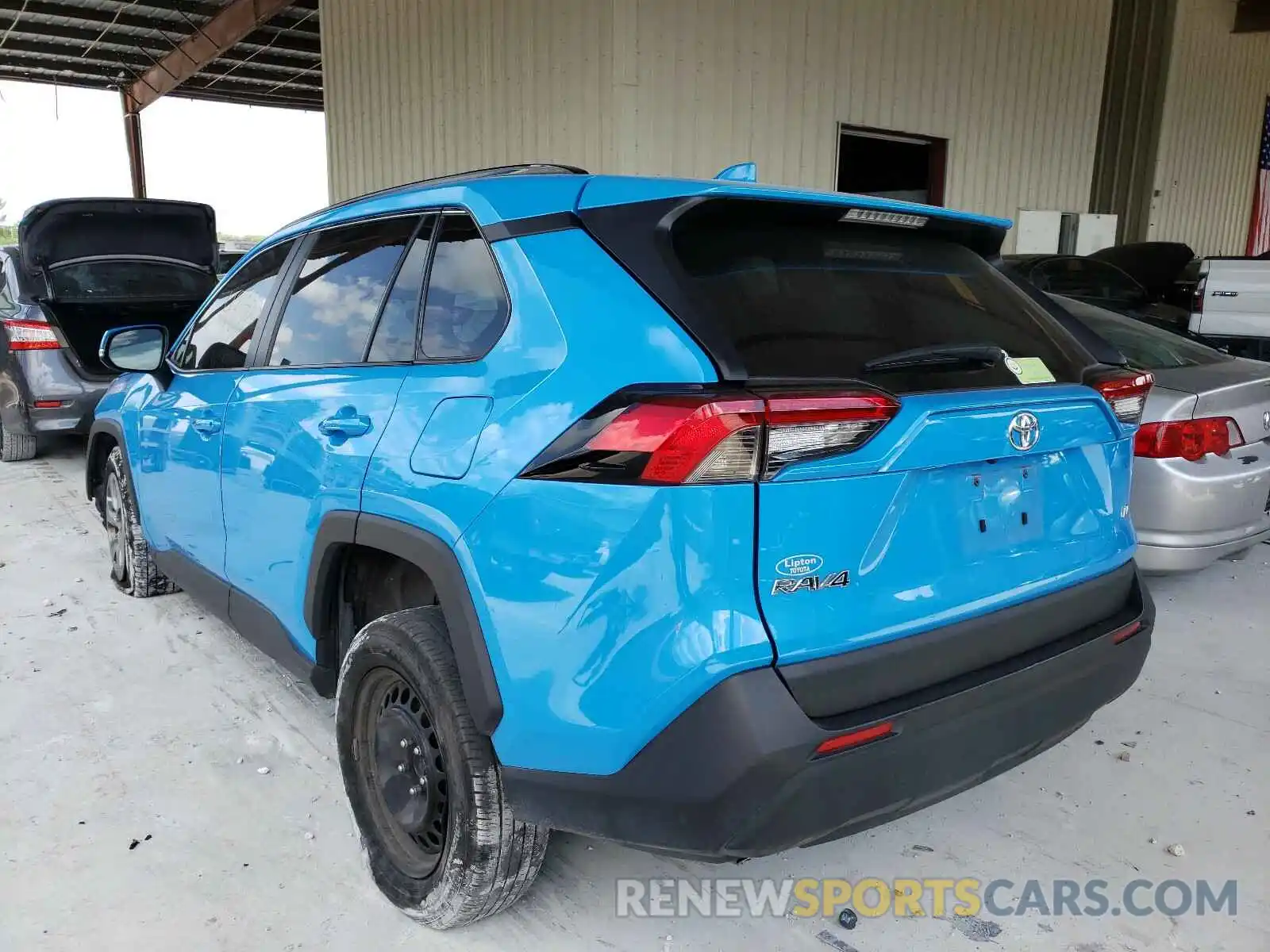 3 Photograph of a damaged car 2T3K1RFV3KW007858 TOYOTA RAV4 2019