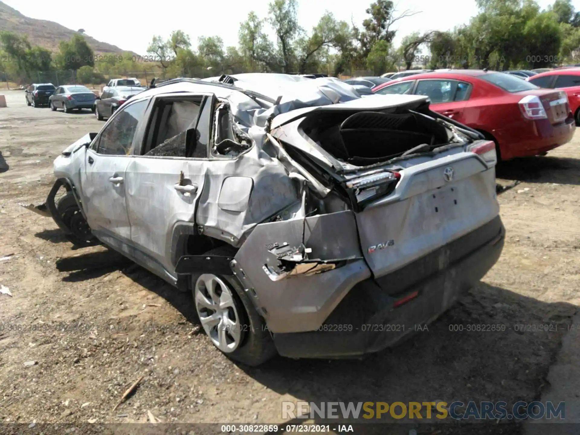 3 Photograph of a damaged car 2T3K1RFV3KW012106 TOYOTA RAV4 2019