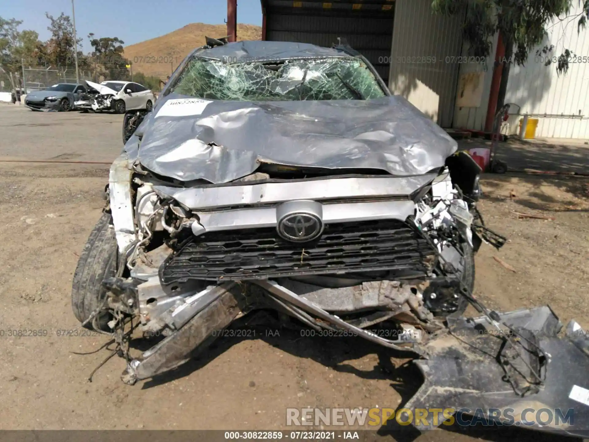 6 Photograph of a damaged car 2T3K1RFV3KW012106 TOYOTA RAV4 2019