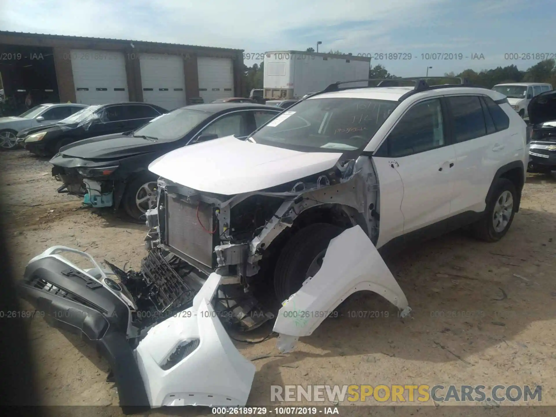 2 Photograph of a damaged car 2T3K1RFV3KW018052 TOYOTA RAV4 2019