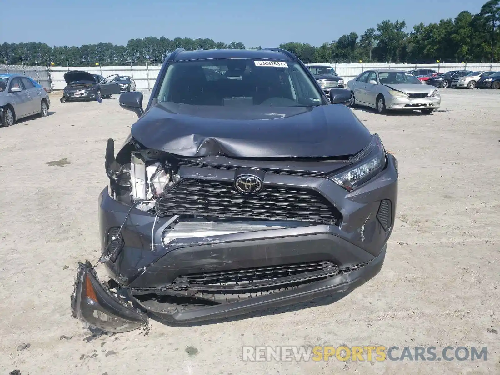 7 Photograph of a damaged car 2T3K1RFV3KW027141 TOYOTA RAV4 2019