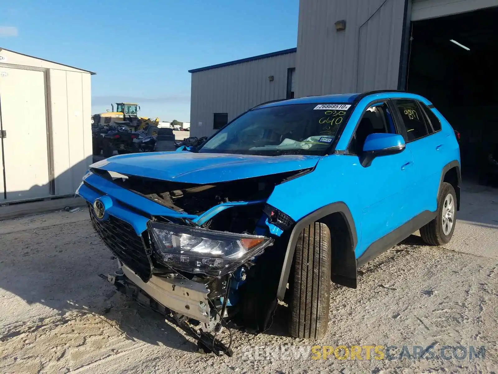 2 Photograph of a damaged car 2T3K1RFV3KW030640 TOYOTA RAV4 2019