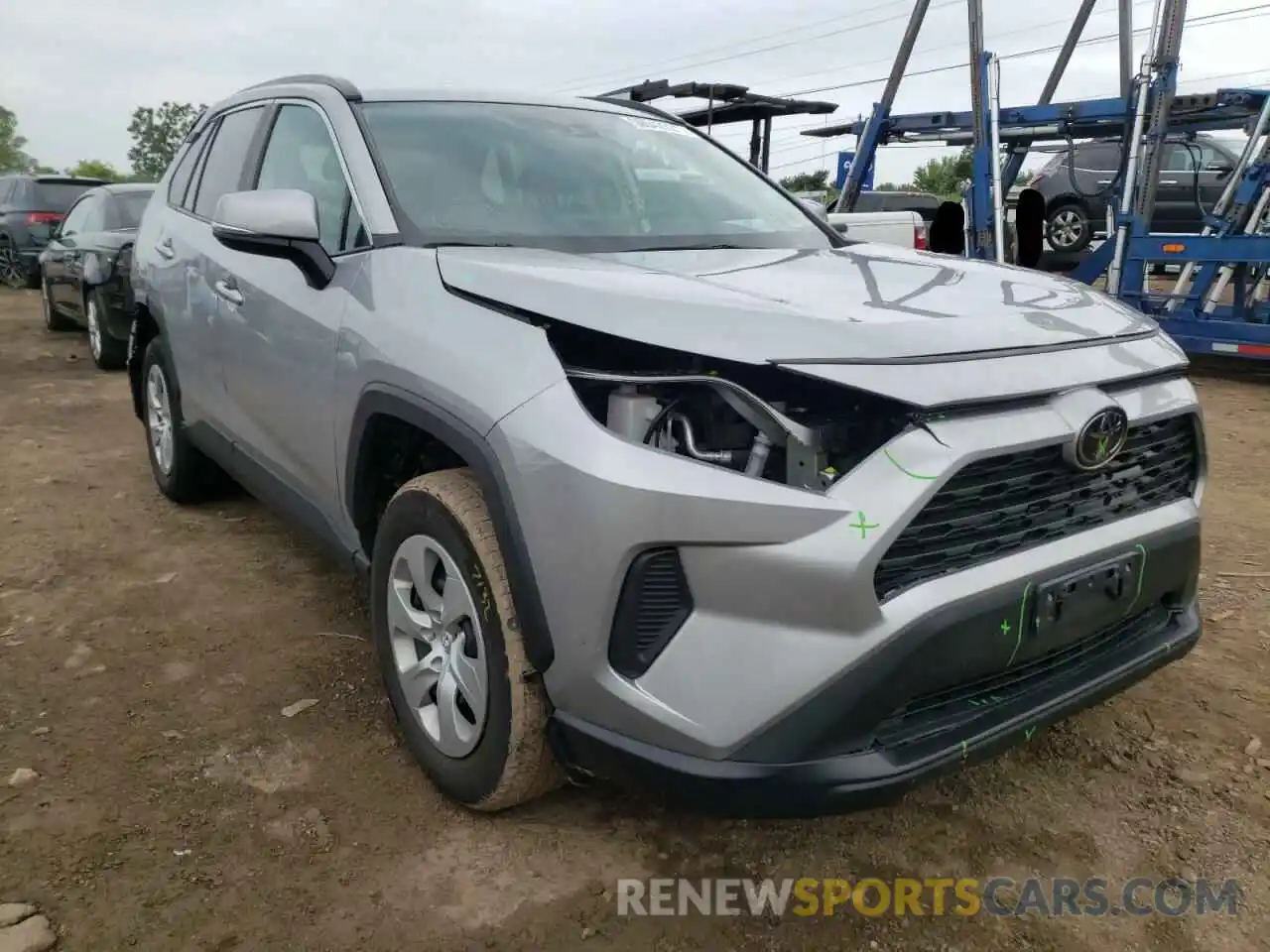 1 Фотография поврежденного автомобиля 2T3K1RFV3KW035126 TOYOTA RAV4 2019