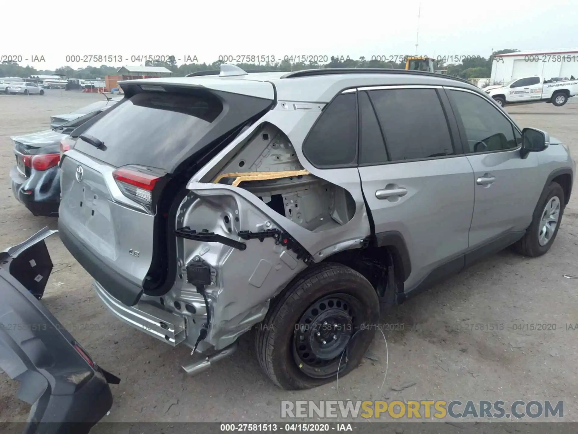 6 Photograph of a damaged car 2T3K1RFV3KW057398 TOYOTA RAV4 2019