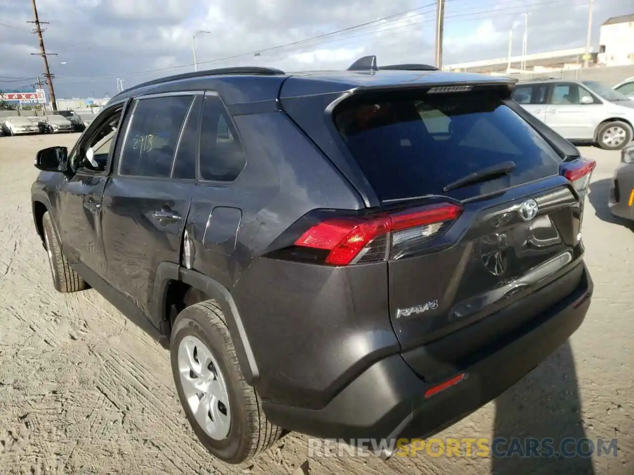 3 Photograph of a damaged car 2T3K1RFV4KC011368 TOYOTA RAV4 2019