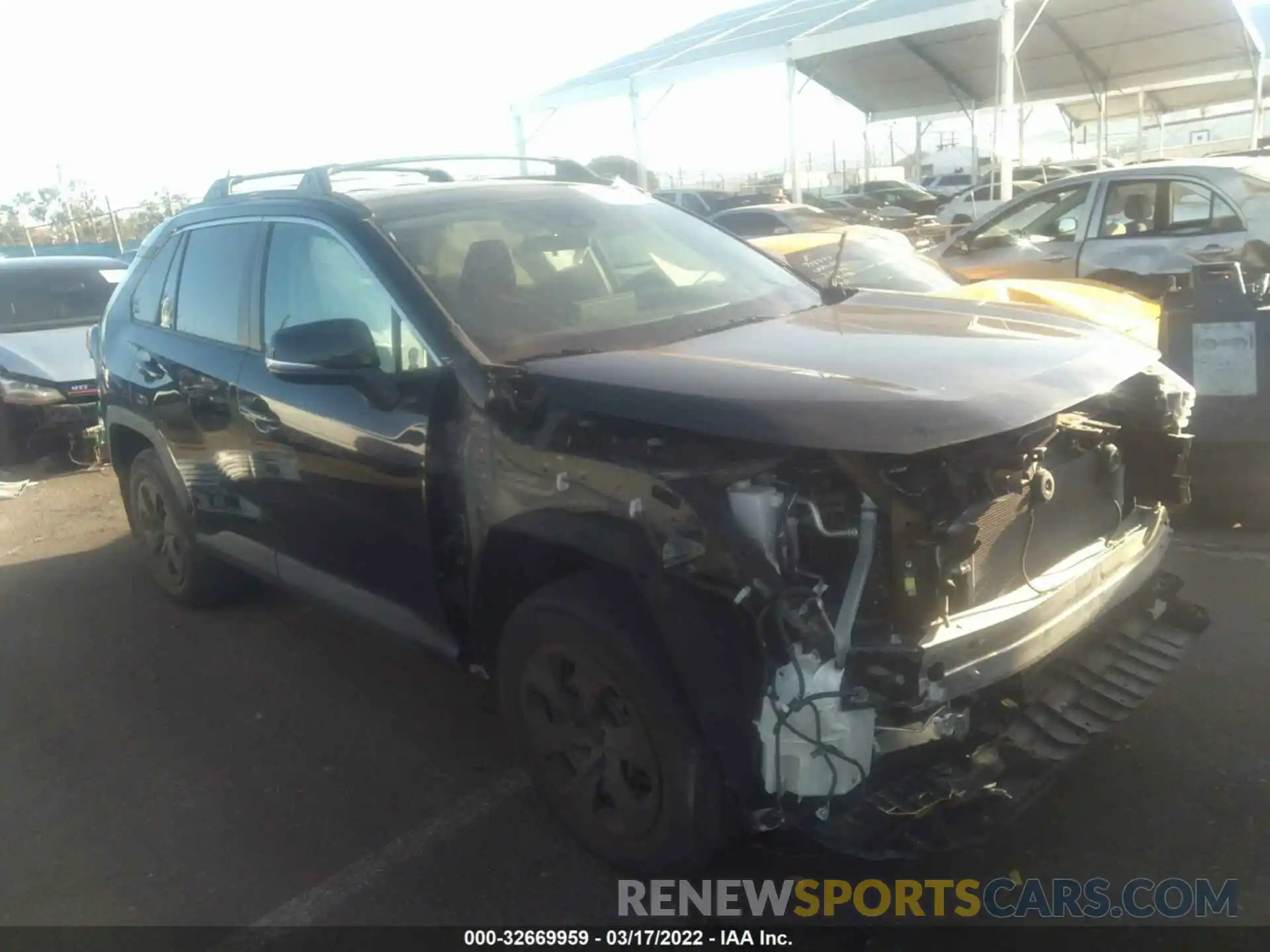 1 Photograph of a damaged car 2T3K1RFV4KC017056 TOYOTA RAV4 2019