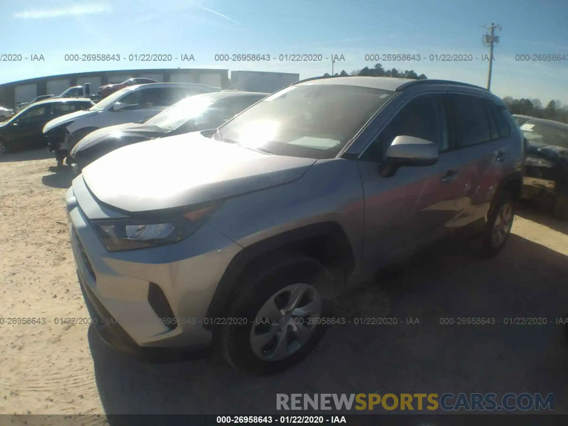 2 Photograph of a damaged car 2T3K1RFV4KC020684 TOYOTA RAV4 2019