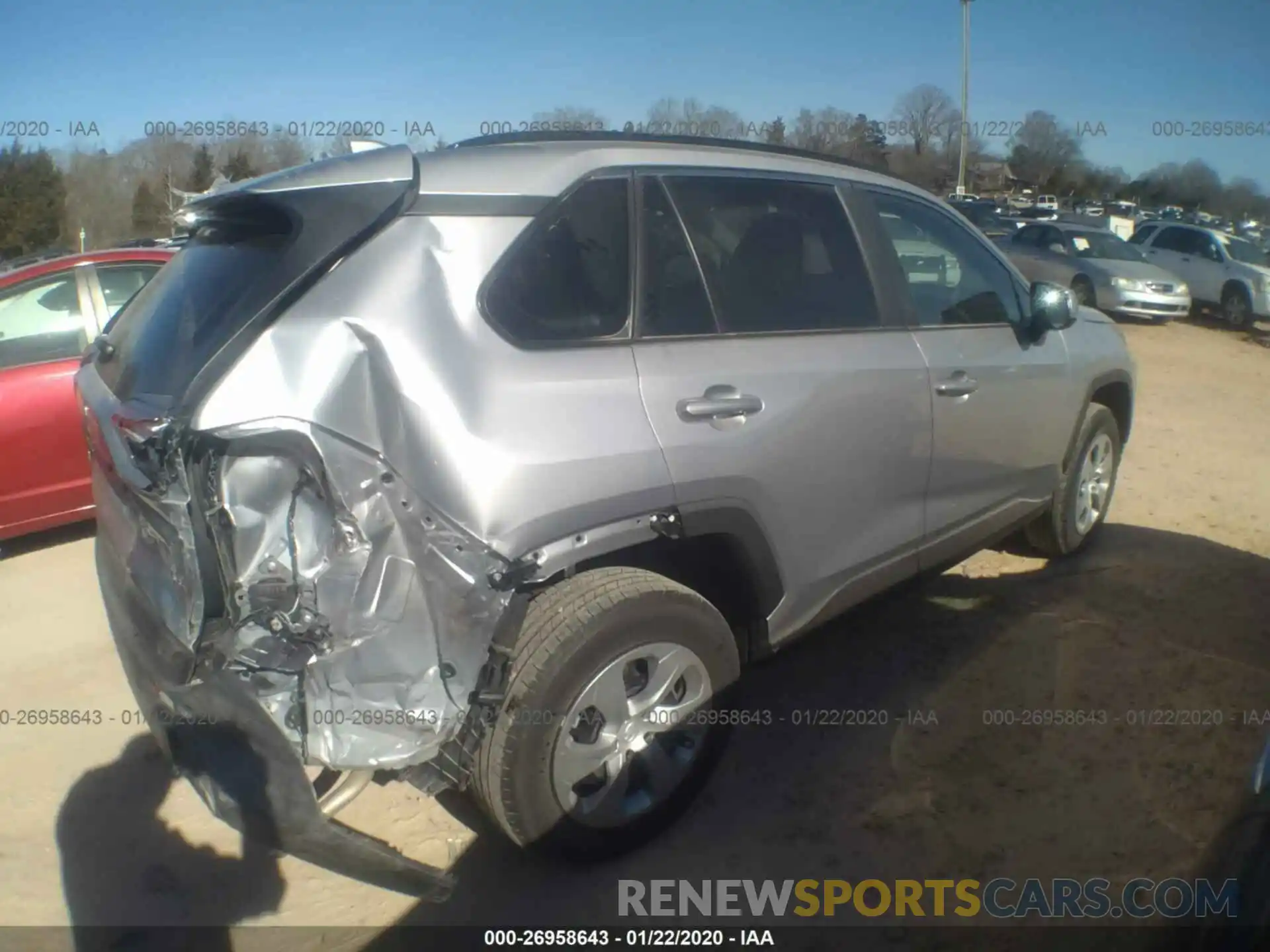 4 Photograph of a damaged car 2T3K1RFV4KC020684 TOYOTA RAV4 2019