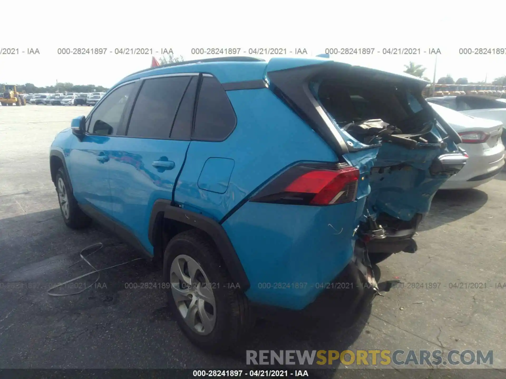 3 Photograph of a damaged car 2T3K1RFV4KW009652 TOYOTA RAV4 2019