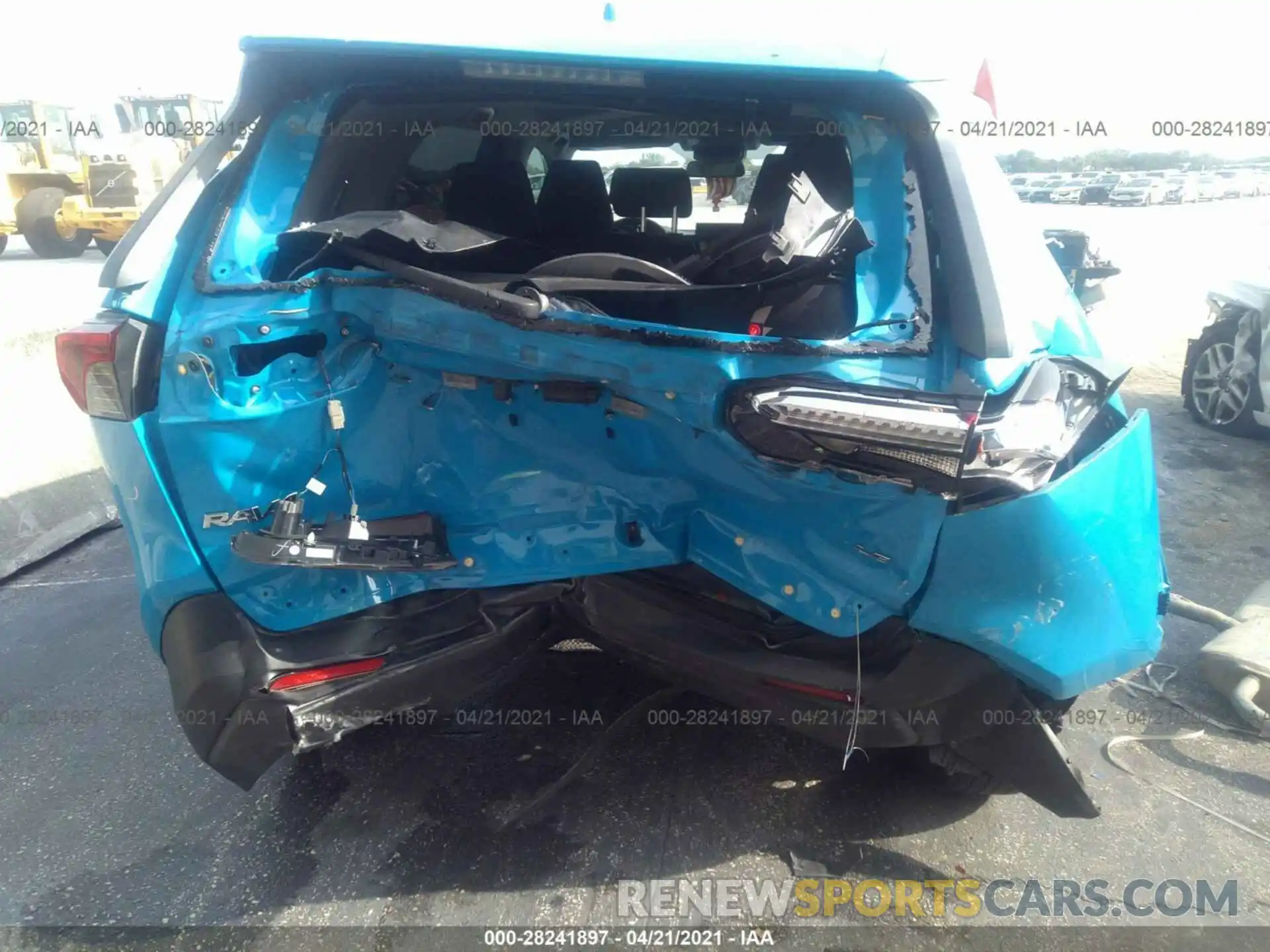 6 Photograph of a damaged car 2T3K1RFV4KW009652 TOYOTA RAV4 2019